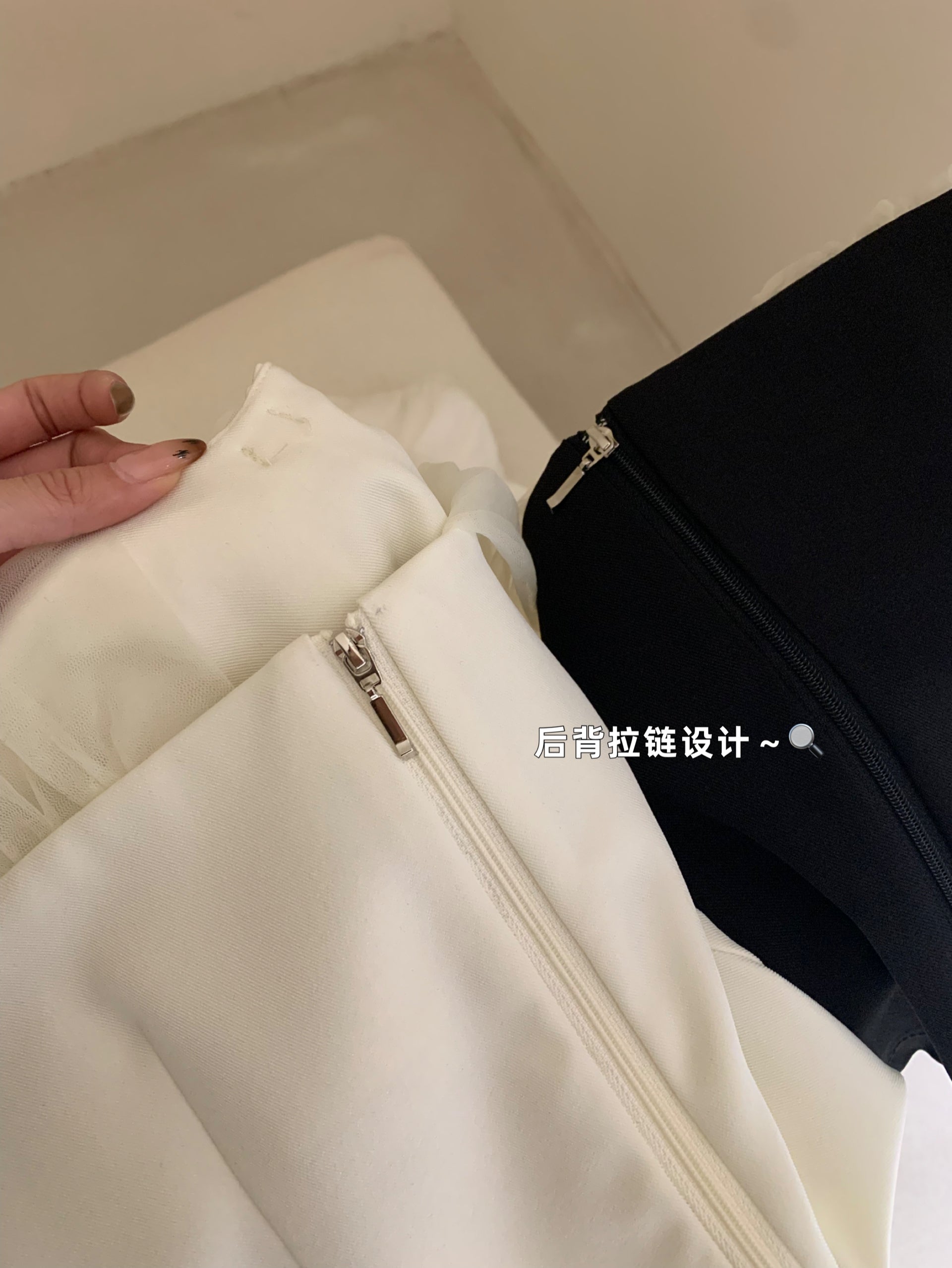 W8345 网纱胸垫上衣
