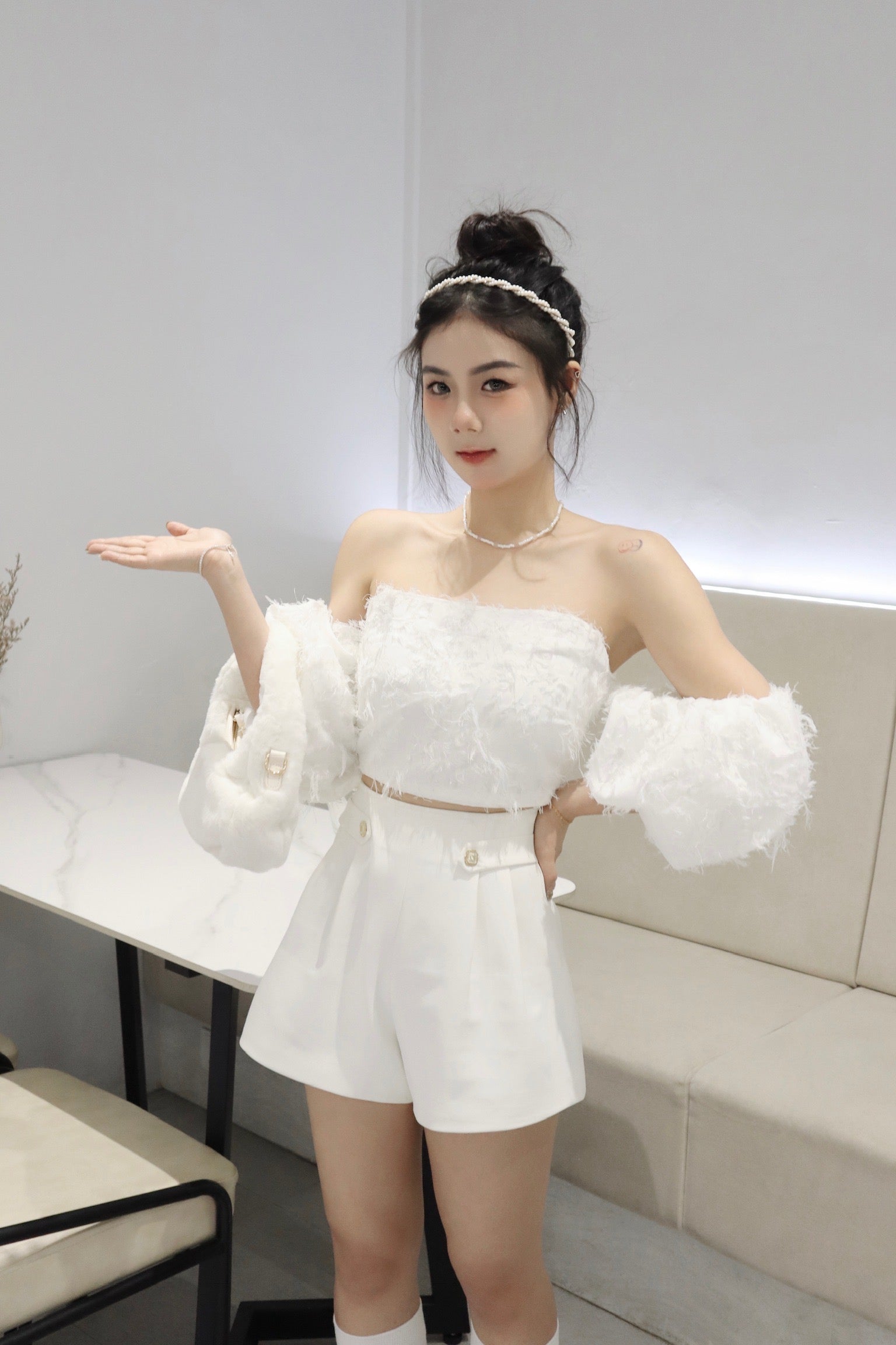 πΎππΌπππ Jamie Top in White
