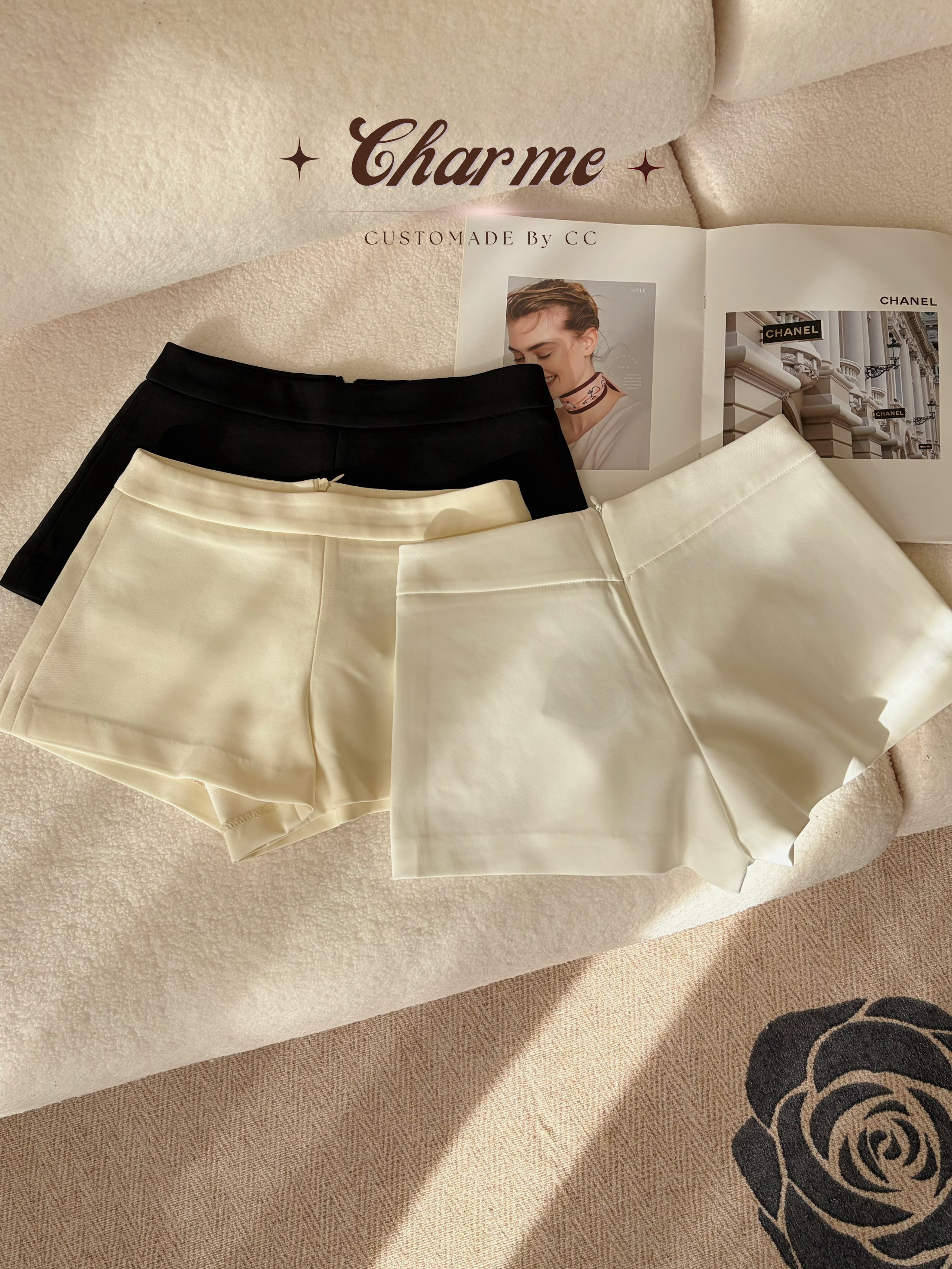 Perfect A Shorts (White)