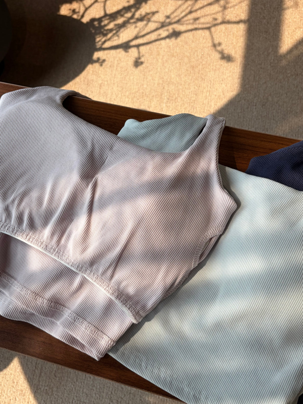 Mirelle Padded Ribbed Crop Top