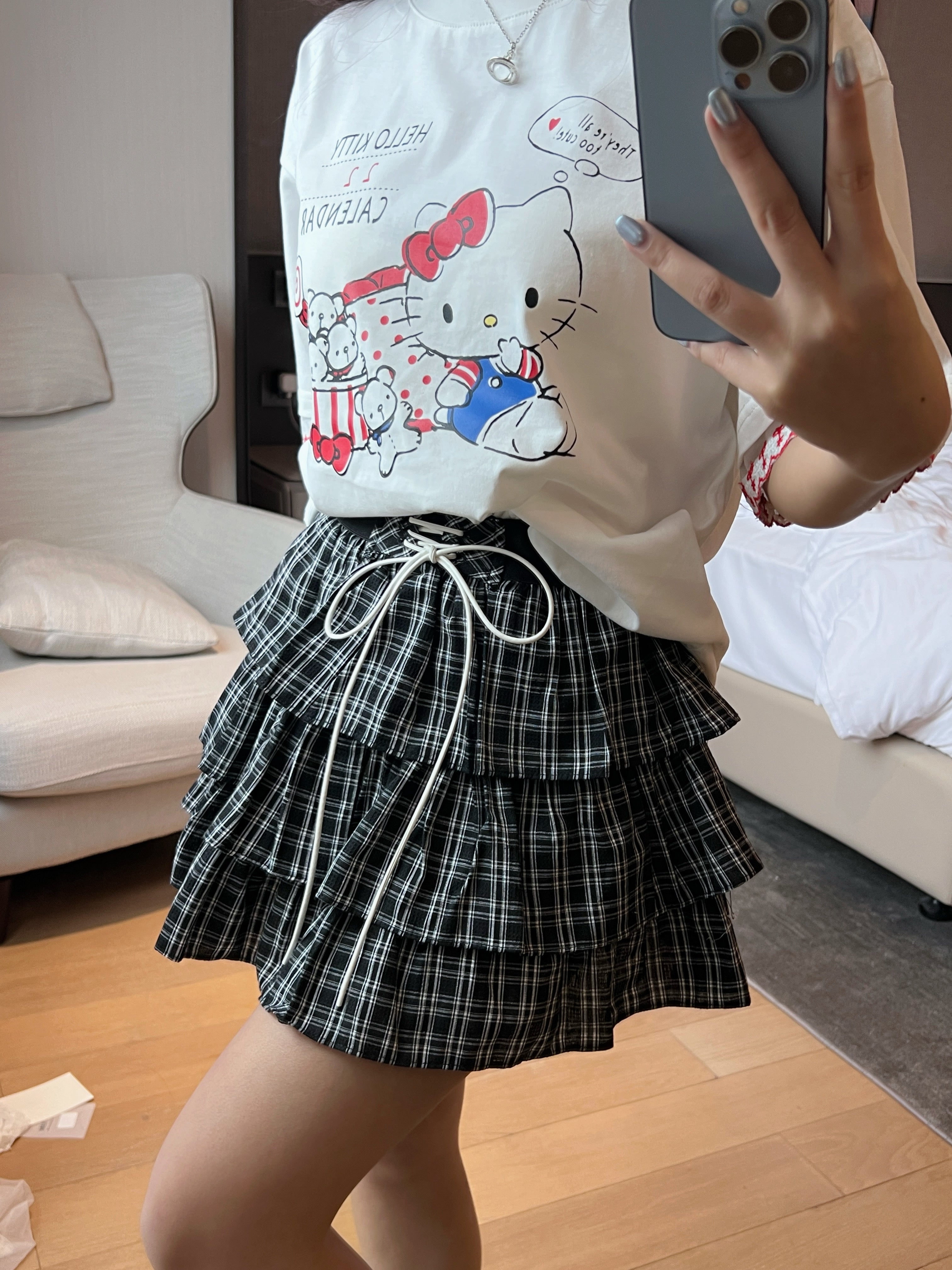 Graphi-Tier Skirt