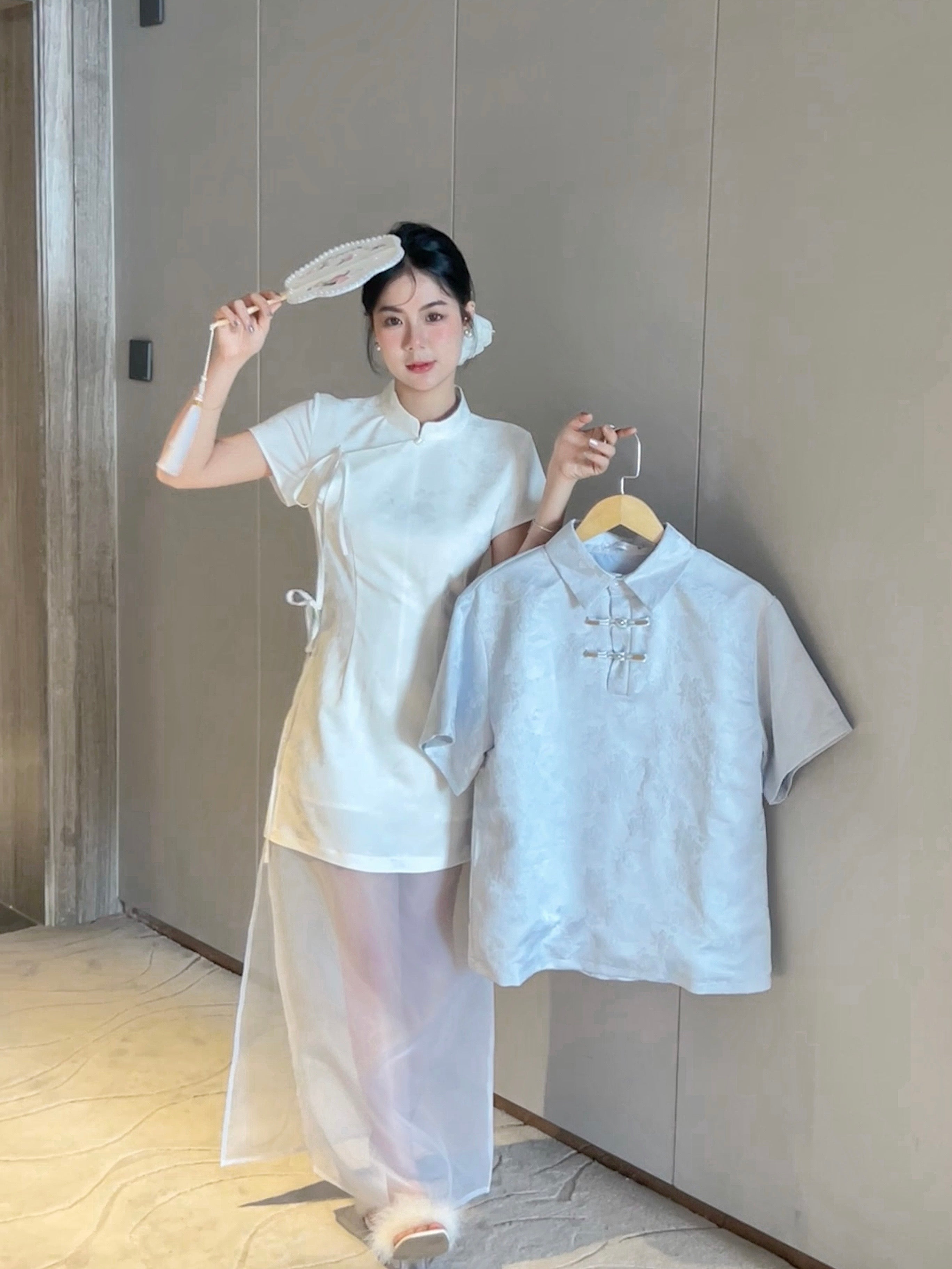 Moon Cheongsam 月🌙 (White)