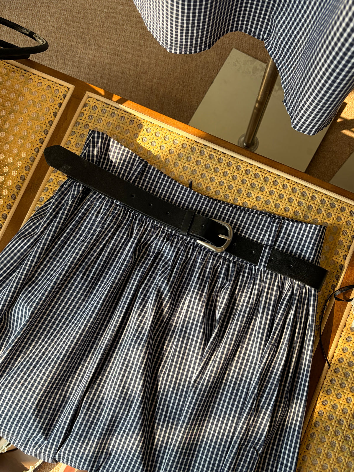 Sophie Gingham Skirt