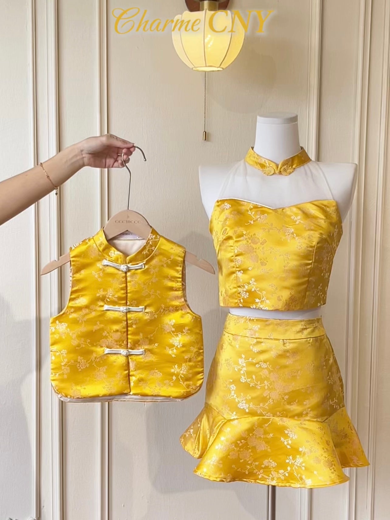 Bella Gold Cheongsam 阳光贝儿