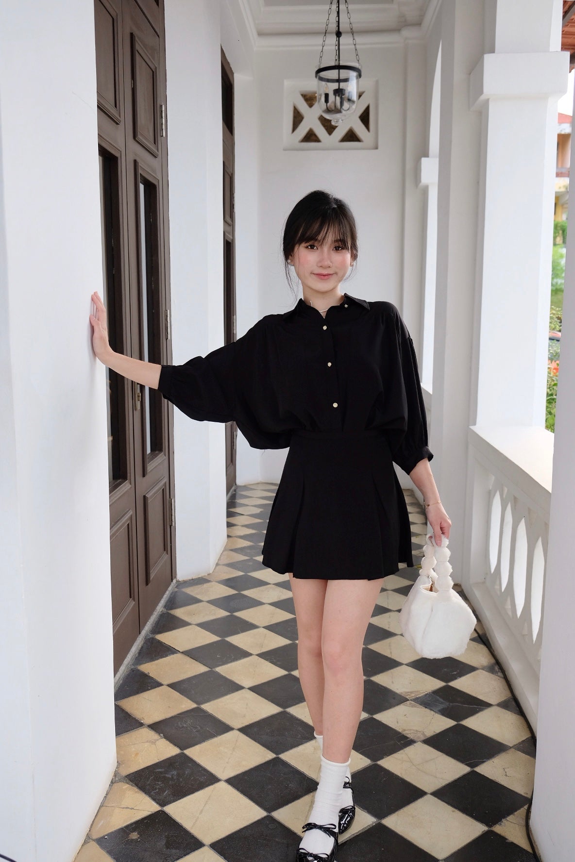 ๐พ๐๐ผ๐๐๐ Nicole Set in White