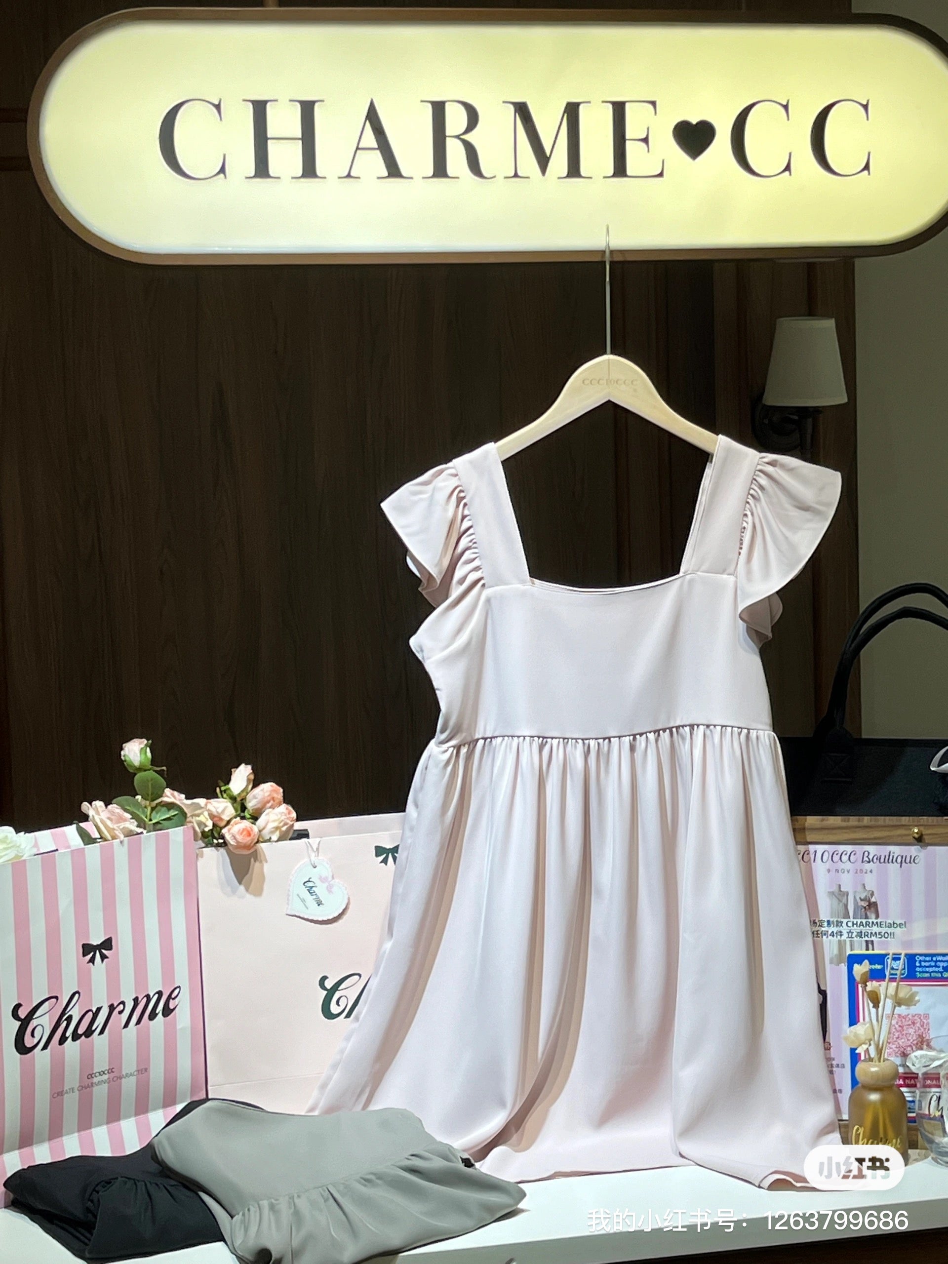 ๐พ๐๐ผ๐๐๐ Hannah Dress in Pink