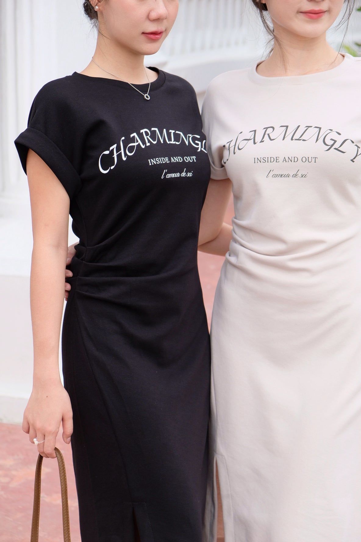𝘾𝙃𝘼𝙍𝙈𝙀 Novela Dress in Black