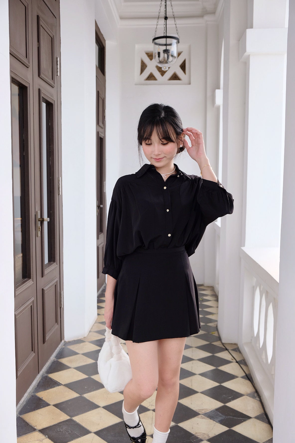 ๐พ๐๐ผ๐๐๐ Nicole Set in White