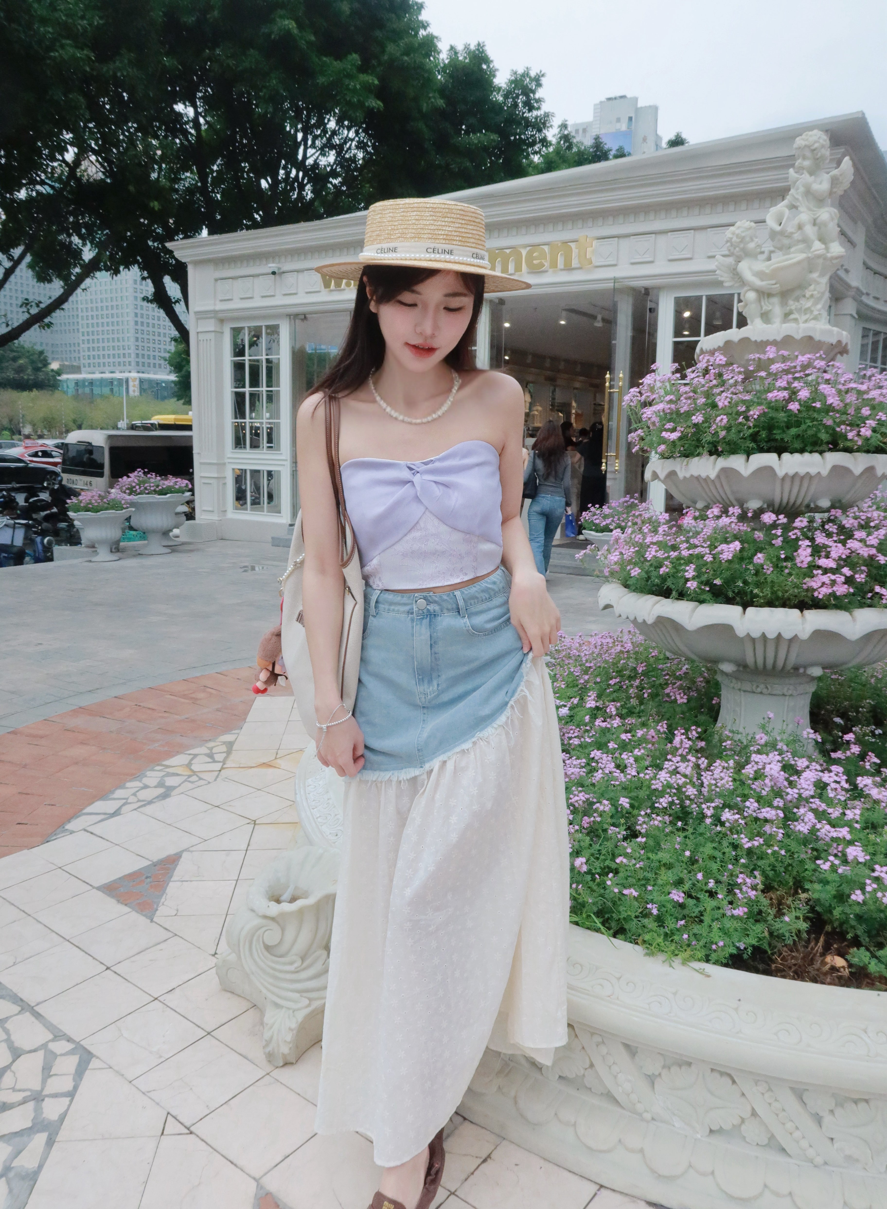 𝘾𝙃𝘼𝙍𝙈𝙀 Lila Belle Top