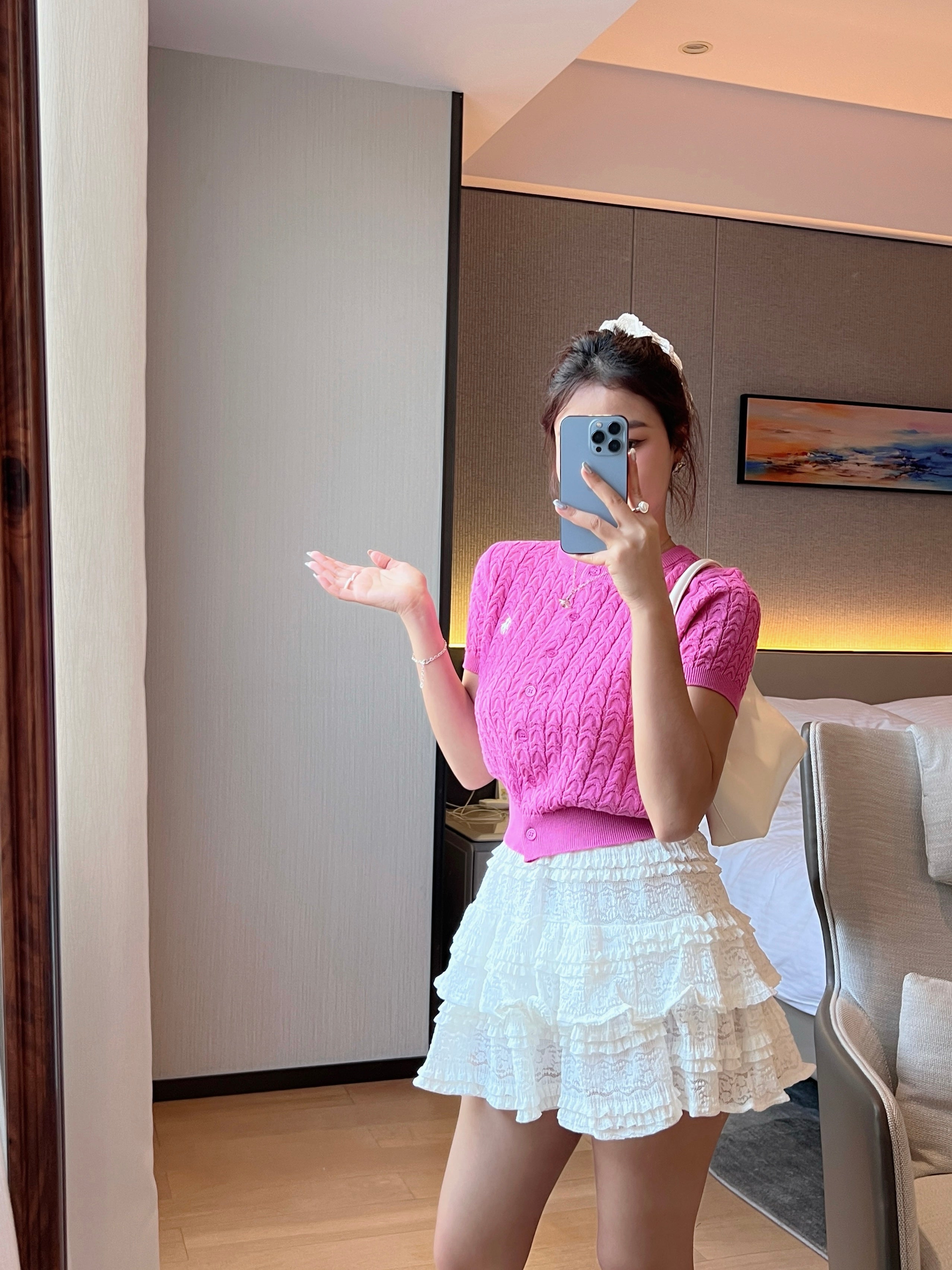Sunny Polo Knit Top