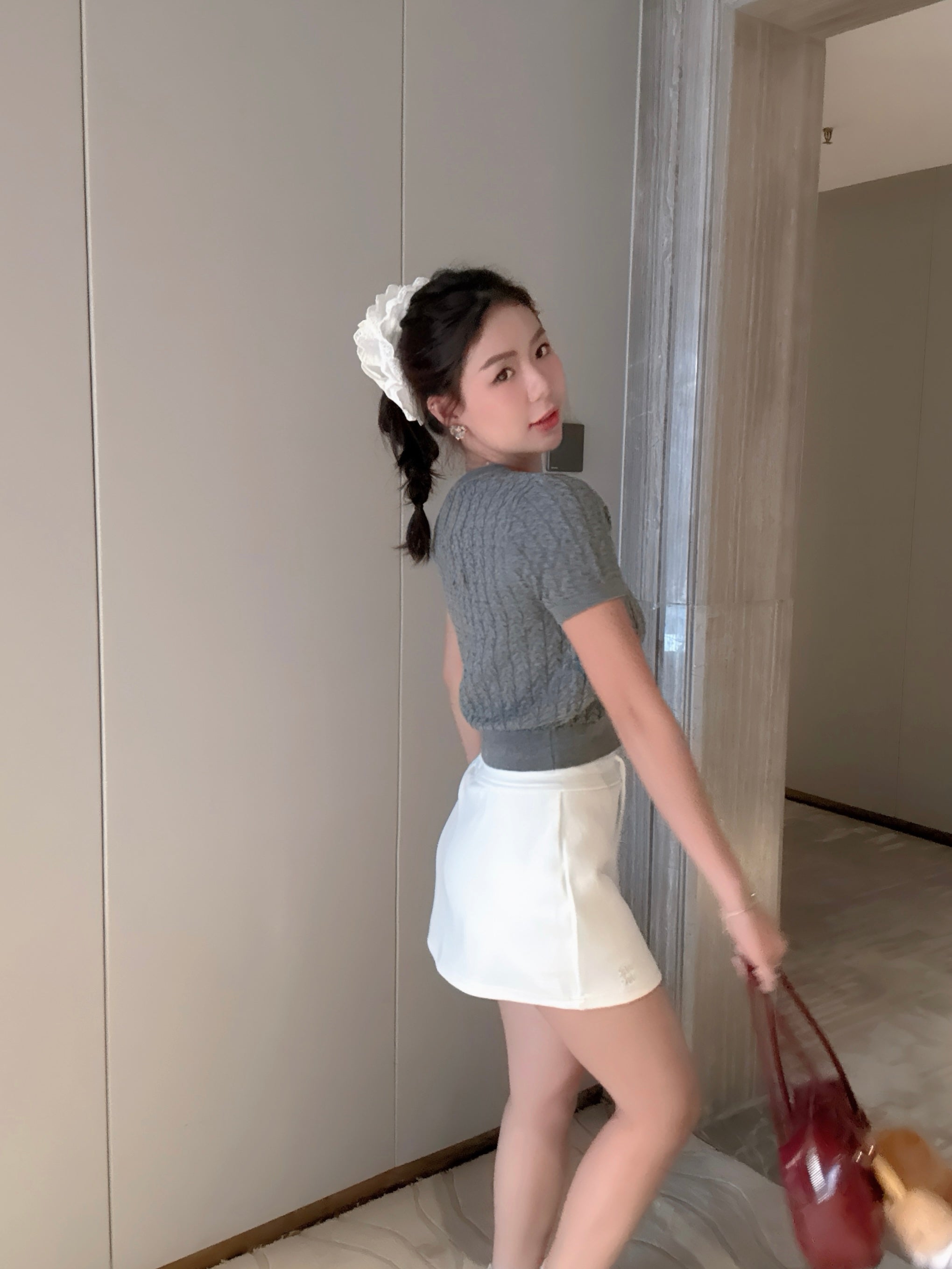 Sunny Polo Knit Top