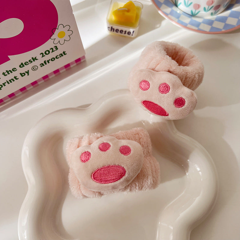 2019 洗脸不滴水!超可爱手带