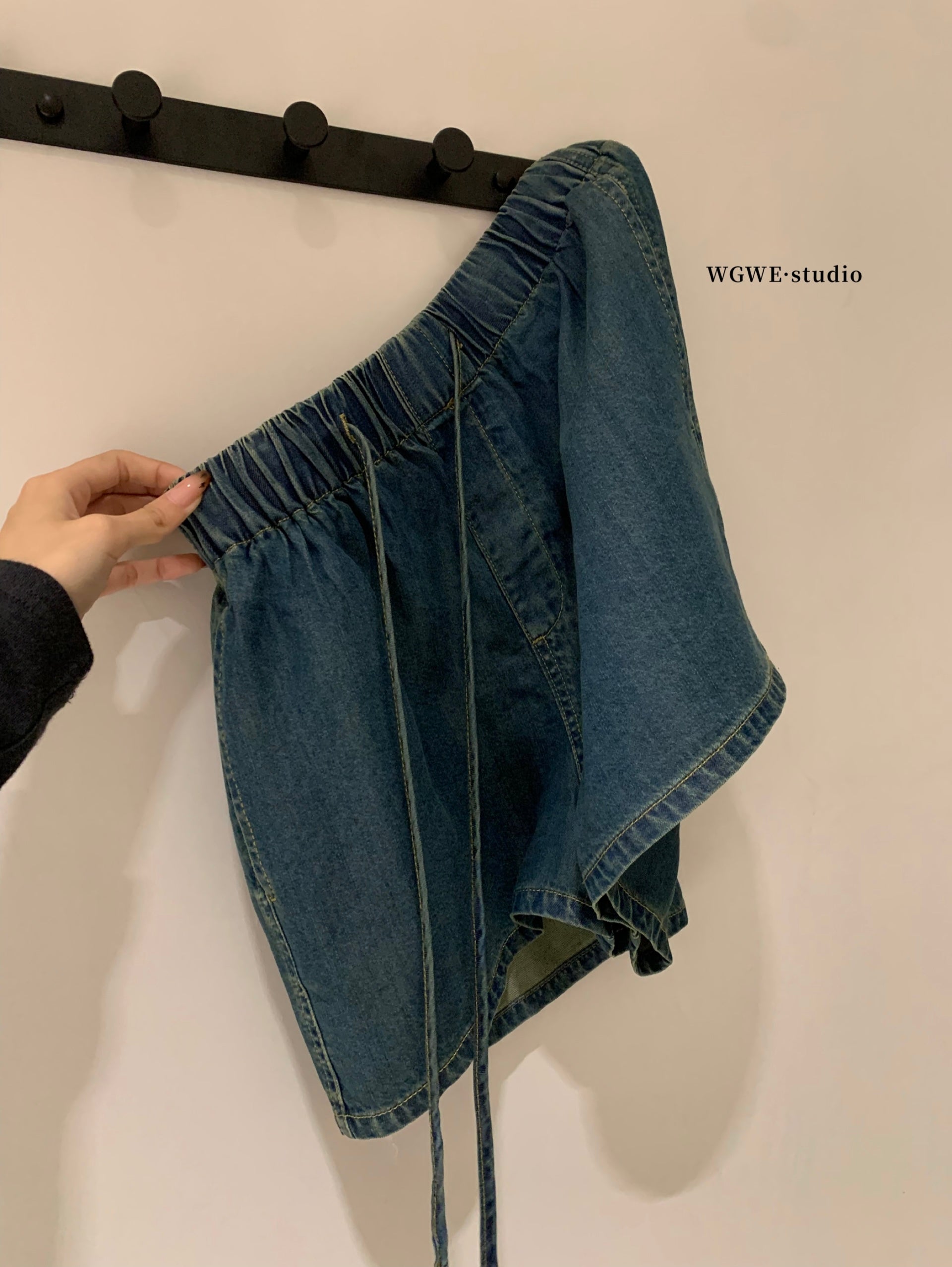 W8318 牛仔两件套 套装