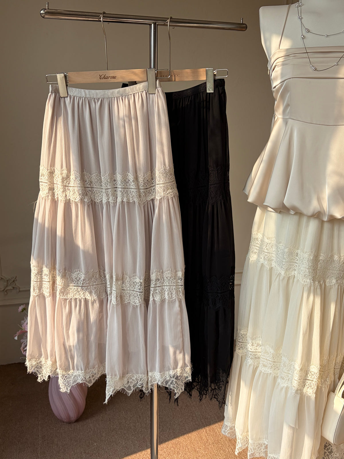 Celeste Lace Maxi Skirt