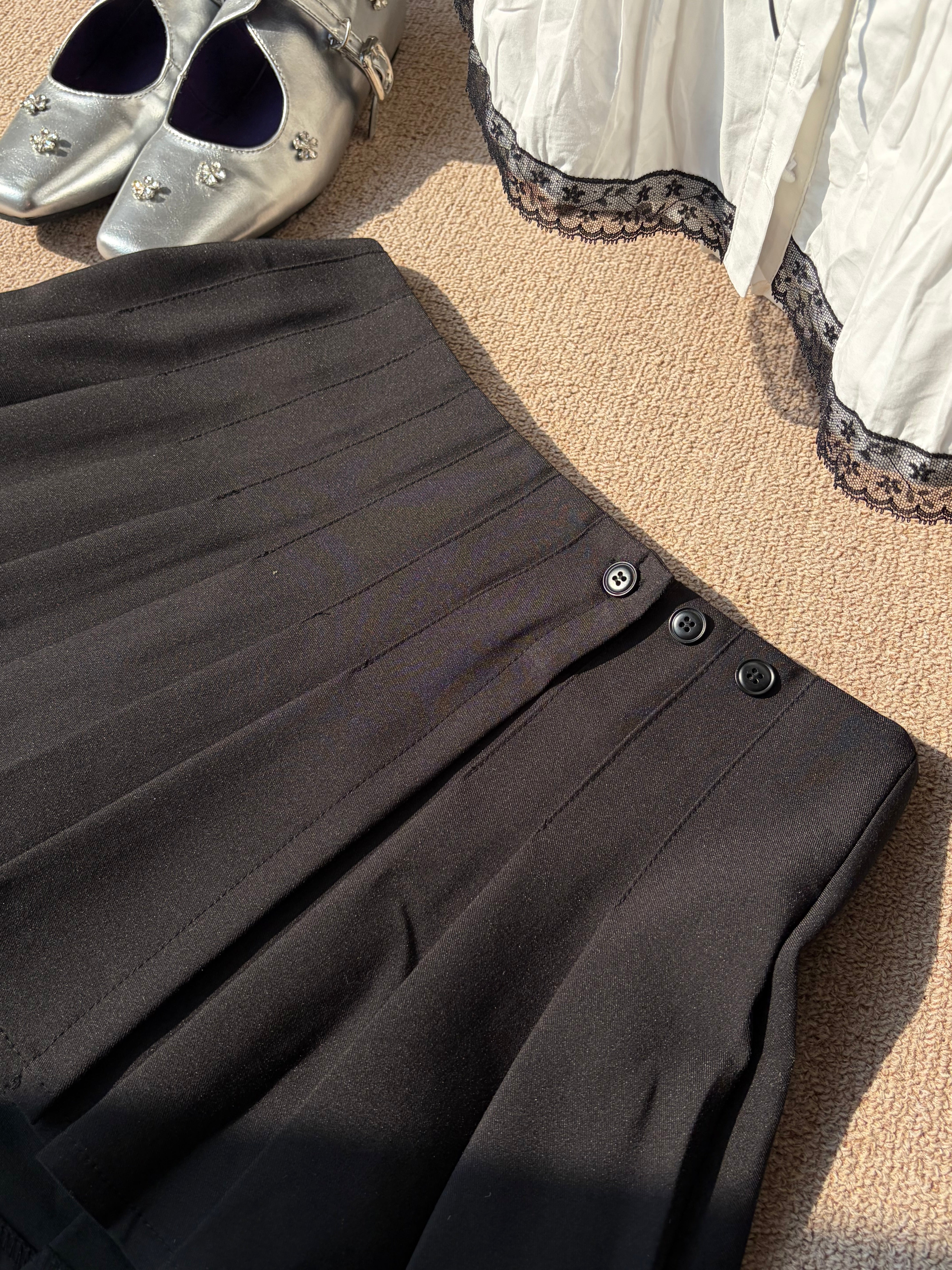 Clara Pleated Skirt