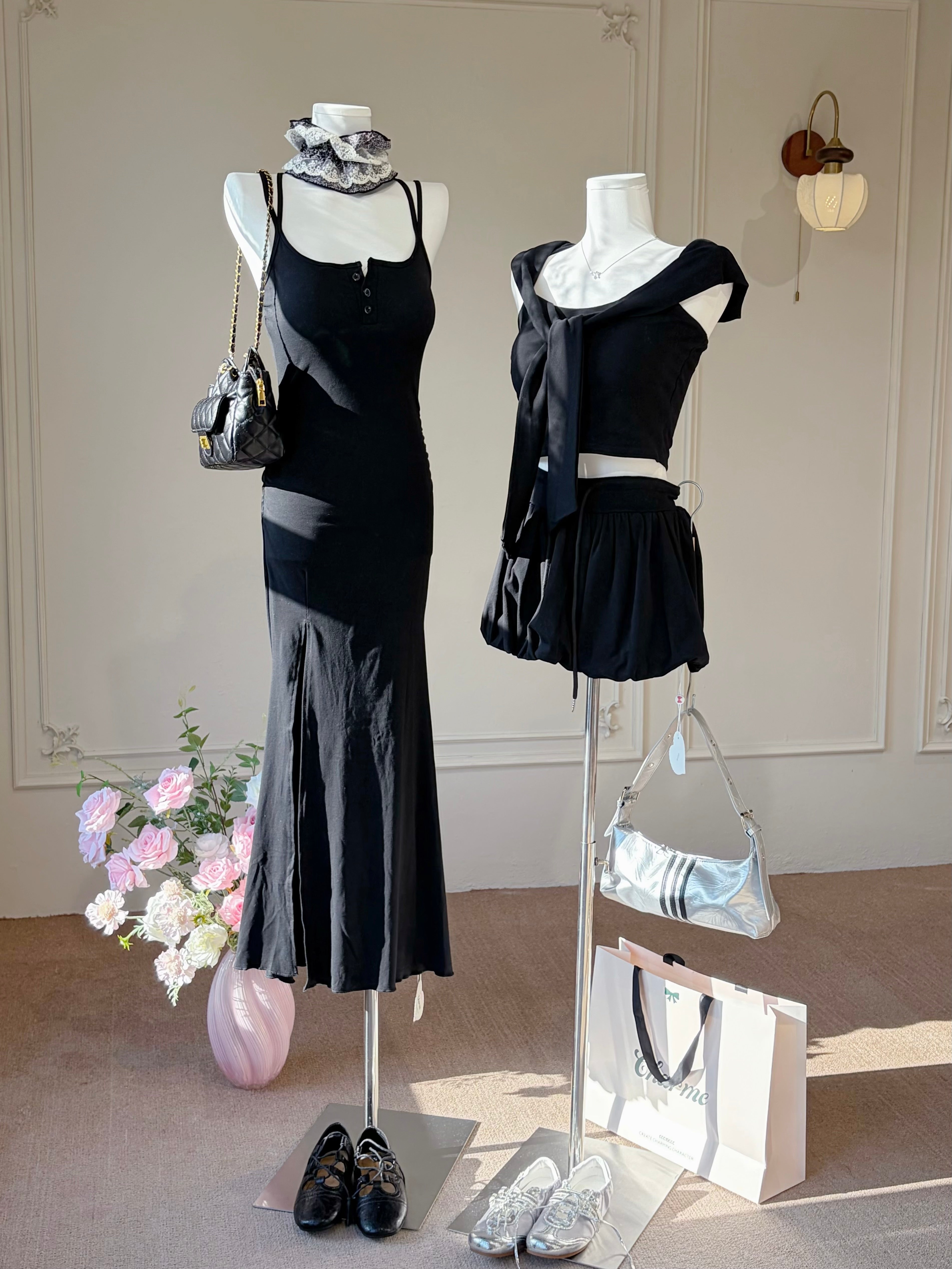 Button Muse Maxi Dress