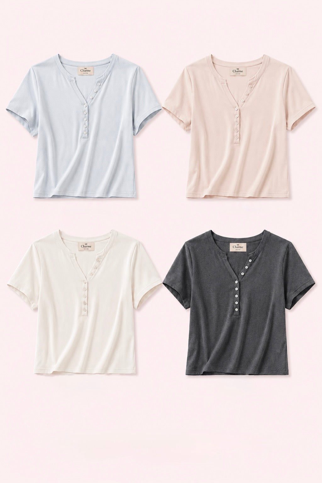 Soft Daily Henley Top
