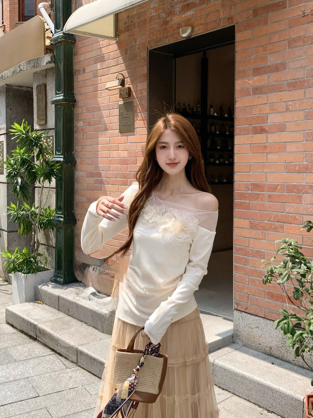 Shlower Knitted Top