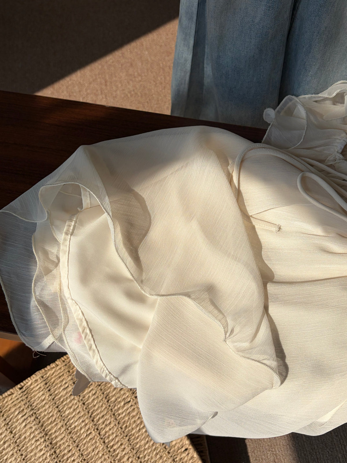 Camille Ruffle Chiffon Blouse