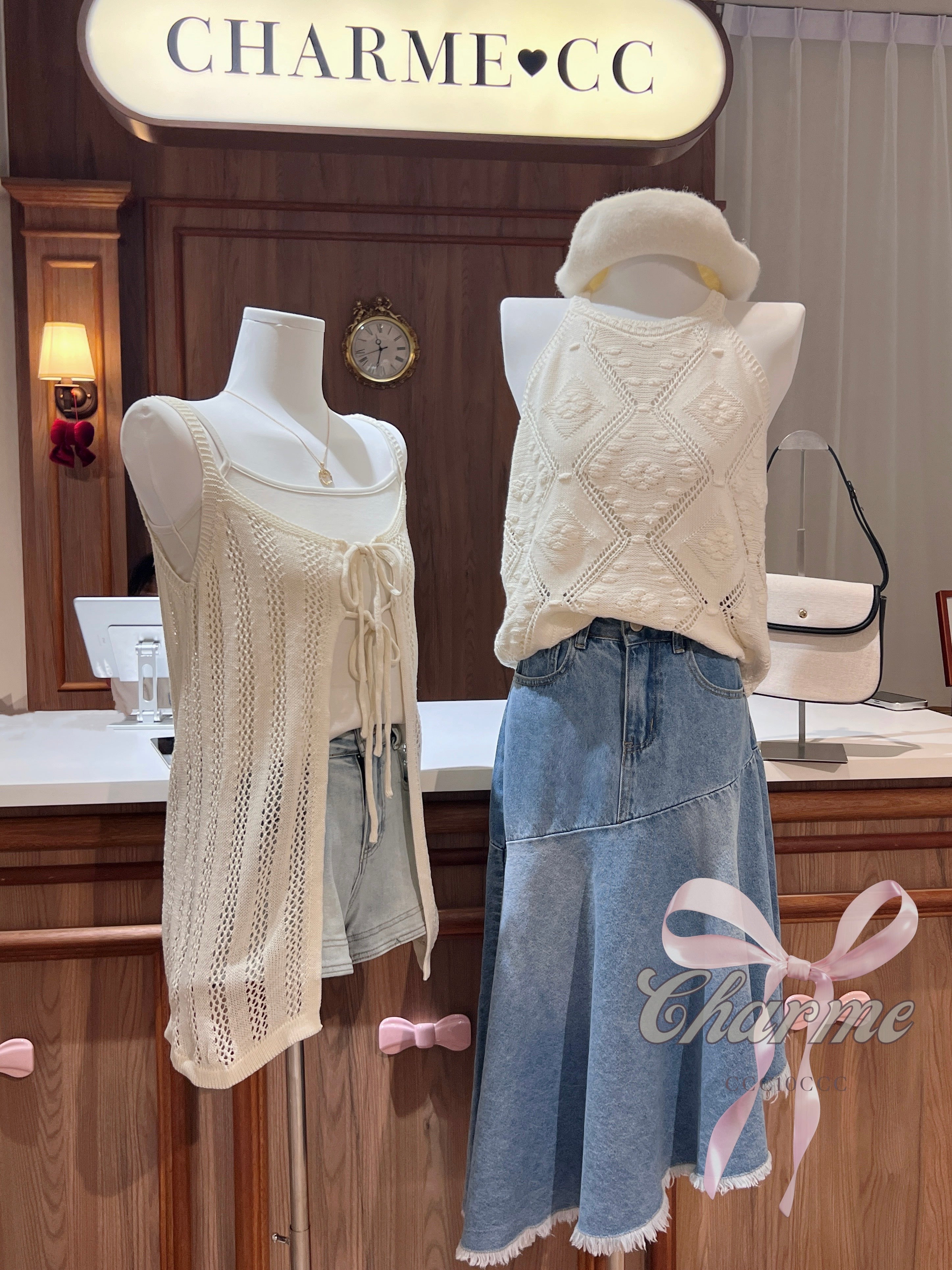 Ivory Knit Set (2in1)