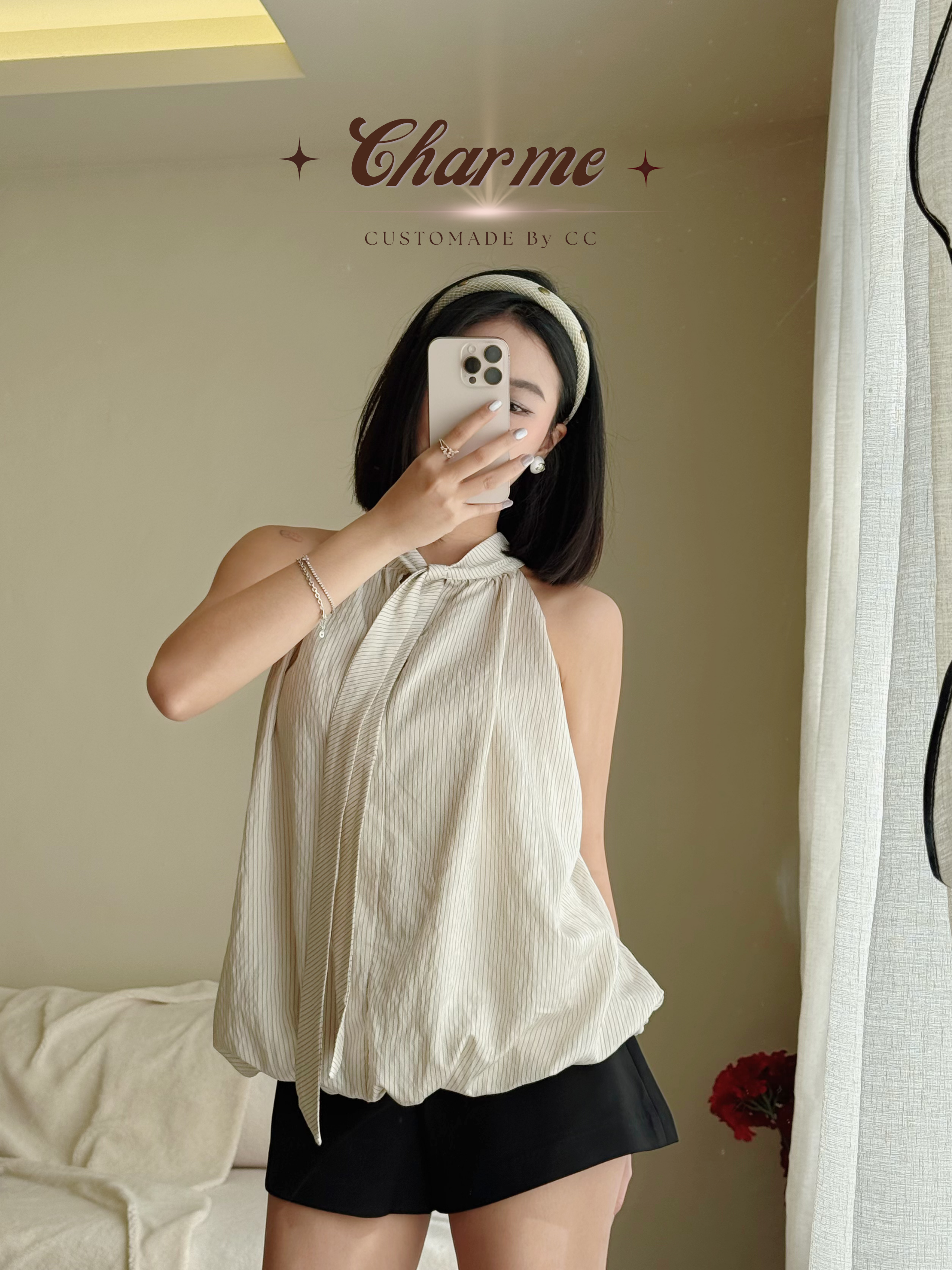 Perfect A Shorts (Beige)