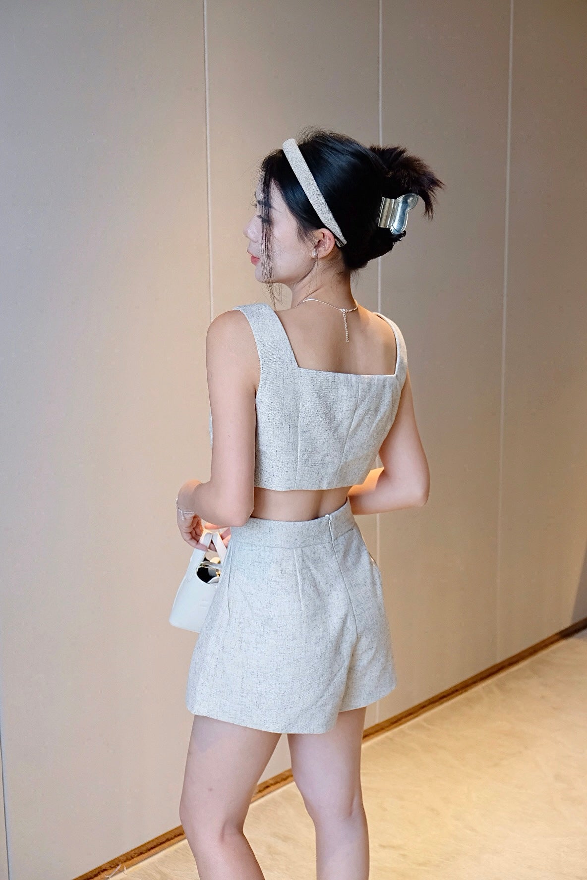 𝘾𝙃𝘼𝙍𝙈𝙀 Ophelia Tweed Shorts