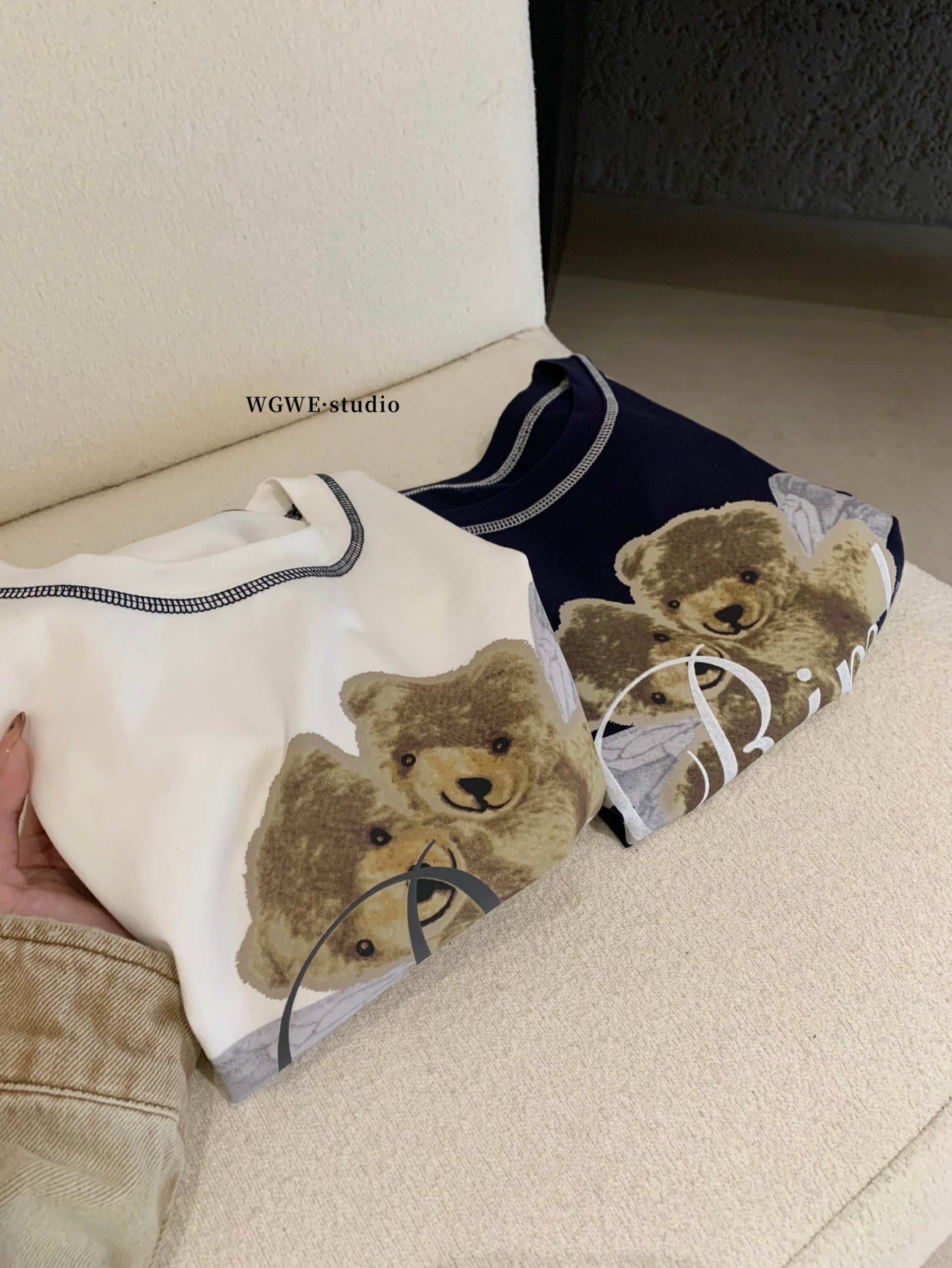W8670 泰迪熊Baby Tee