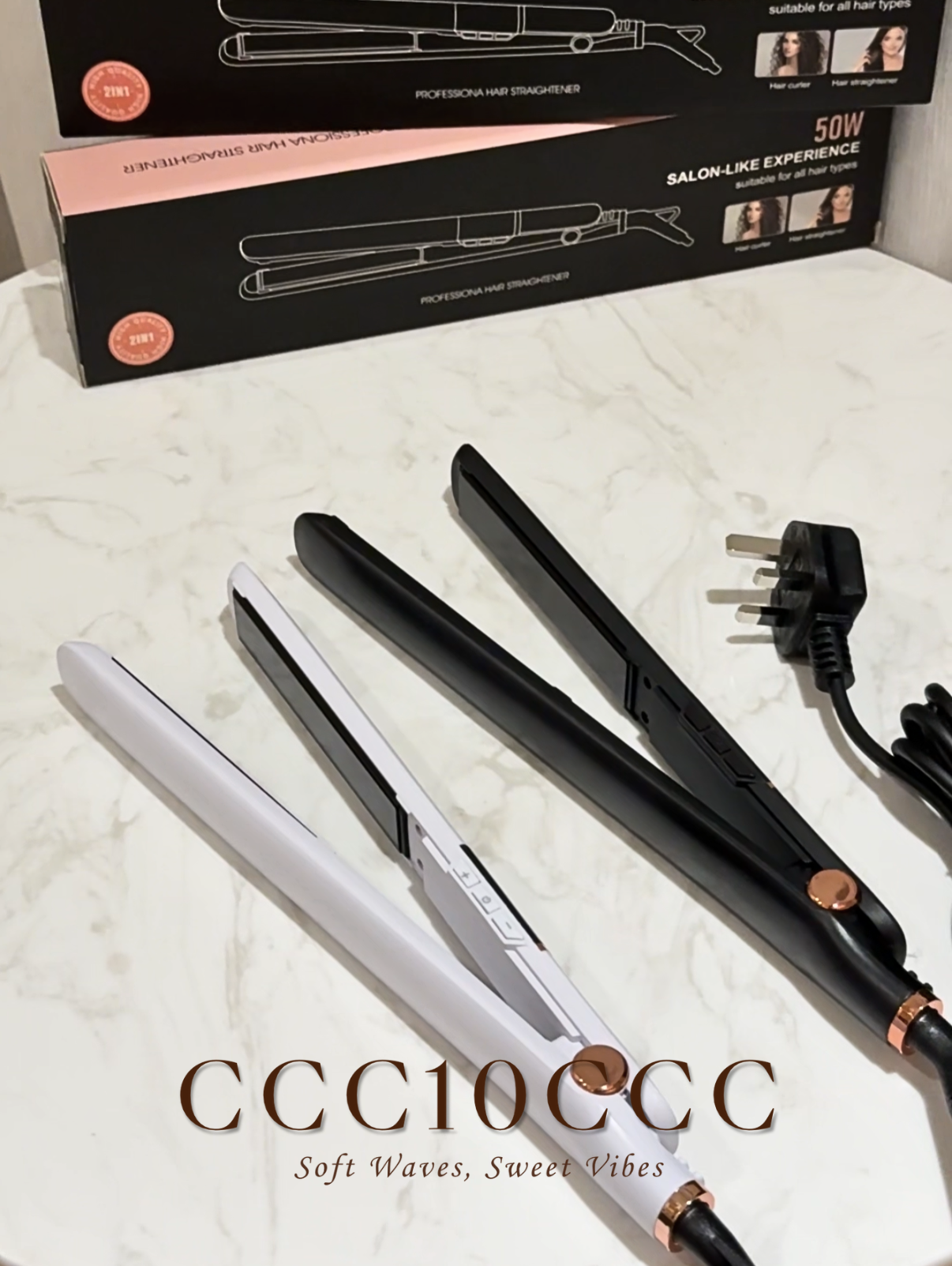 负离子夹直版 直卷两用！