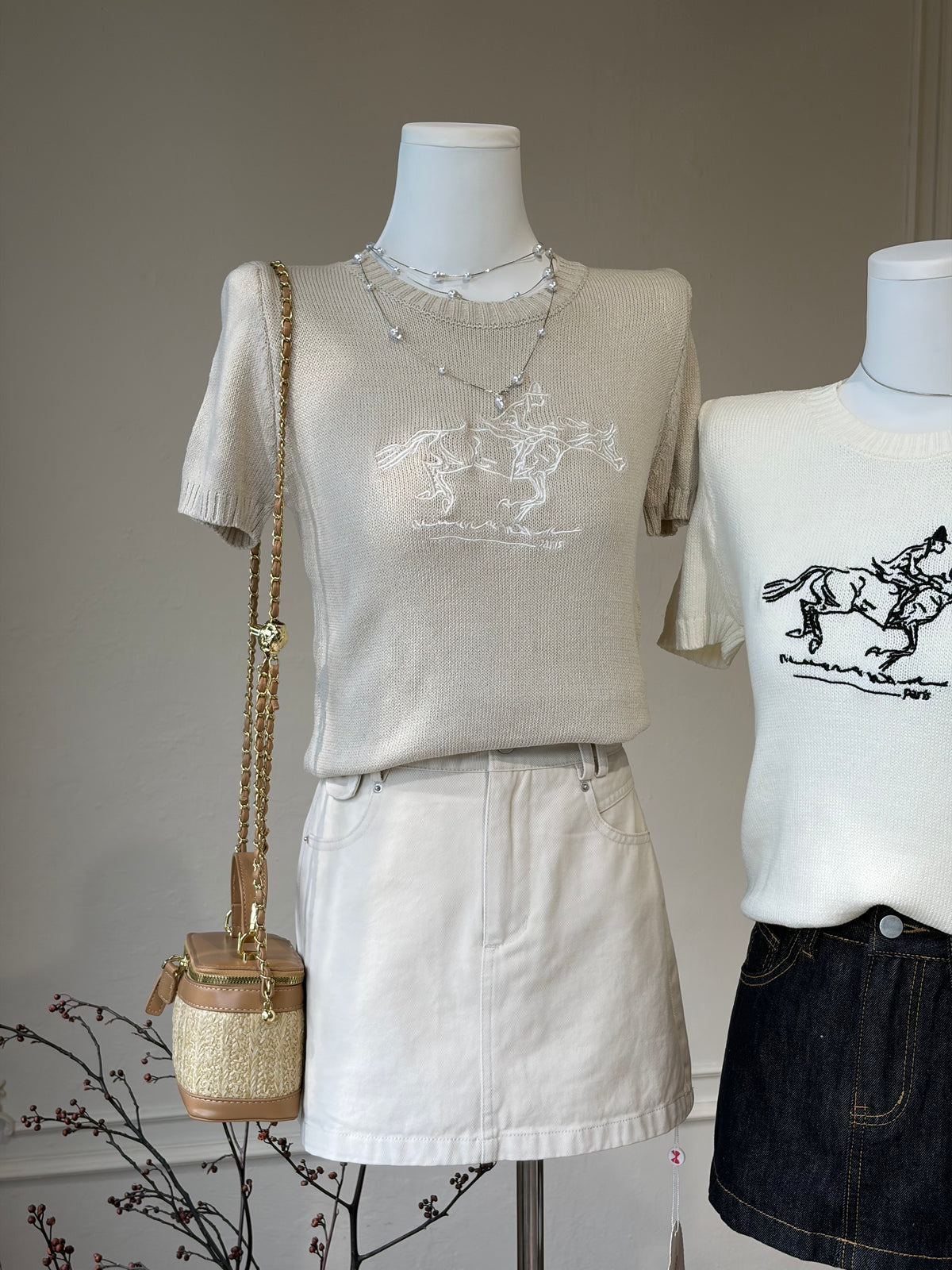 Camille Equestrian Knit Top