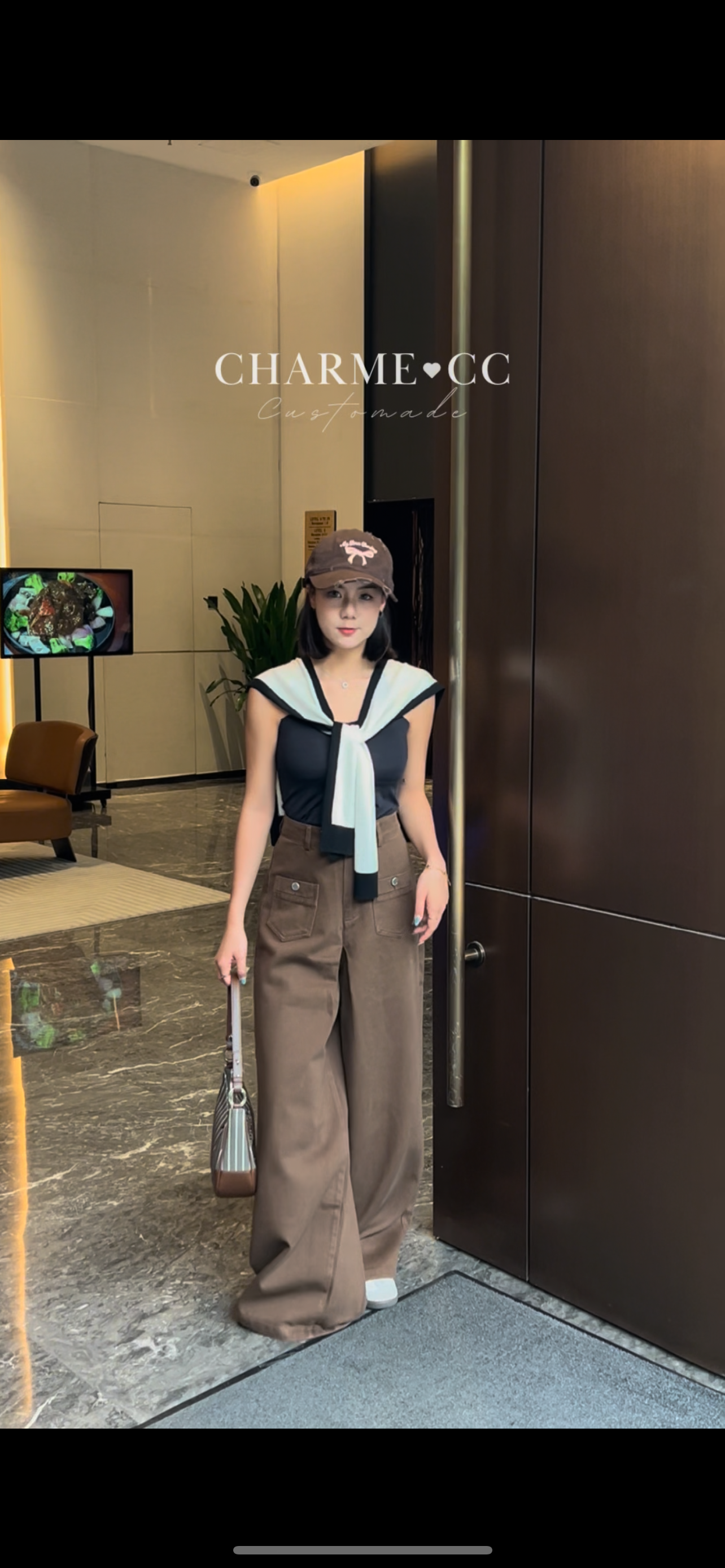 𝘾𝙃𝘼𝙍𝙈𝙀 Simone Pants（Brown）