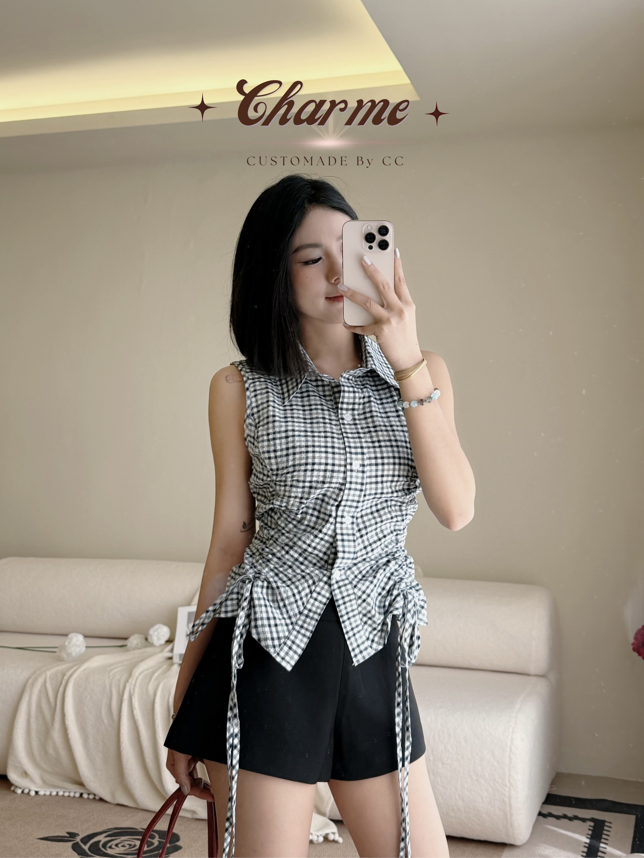 Perfect A Shorts (Beige)