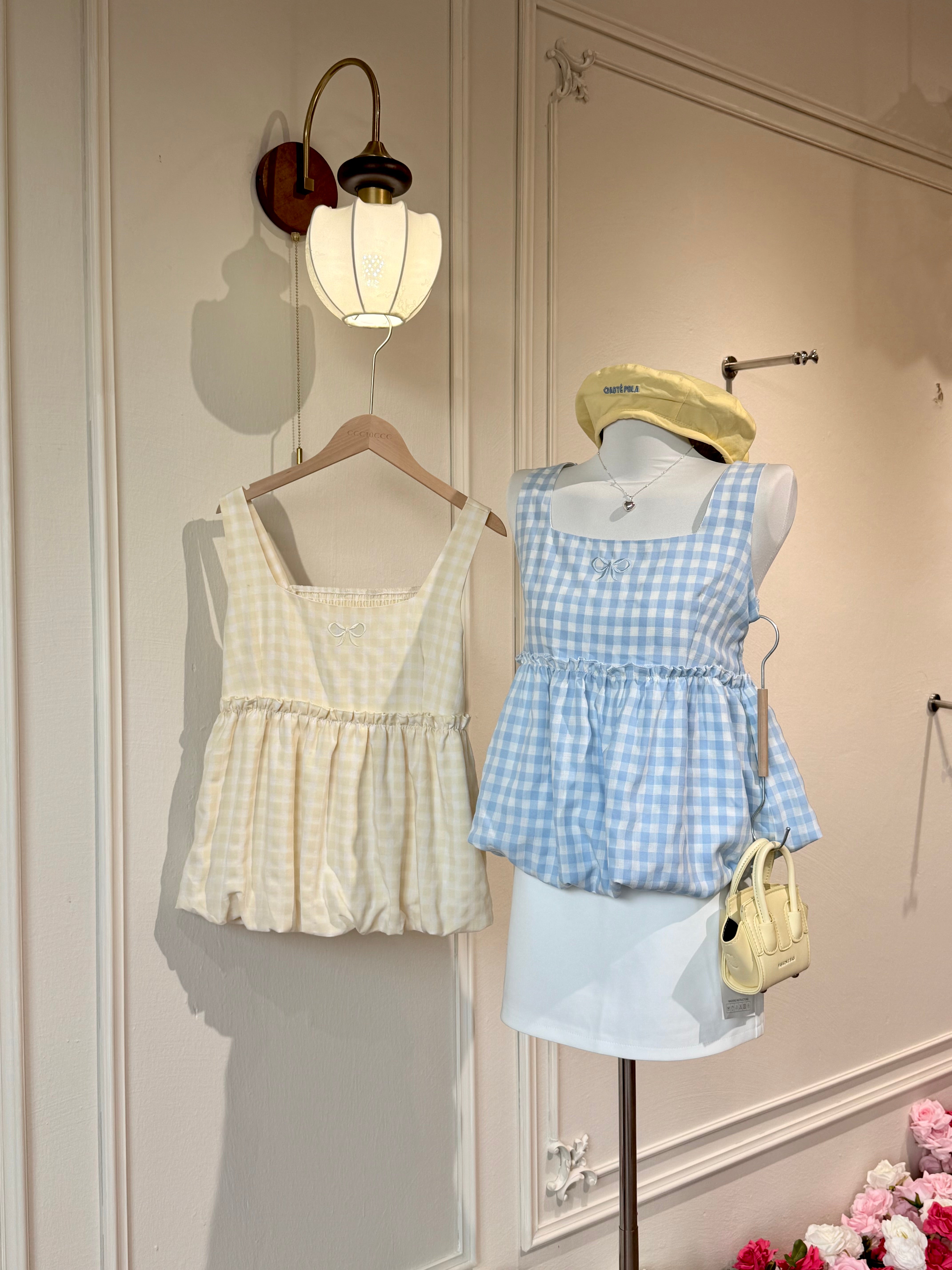 Tartan Ribbon Top