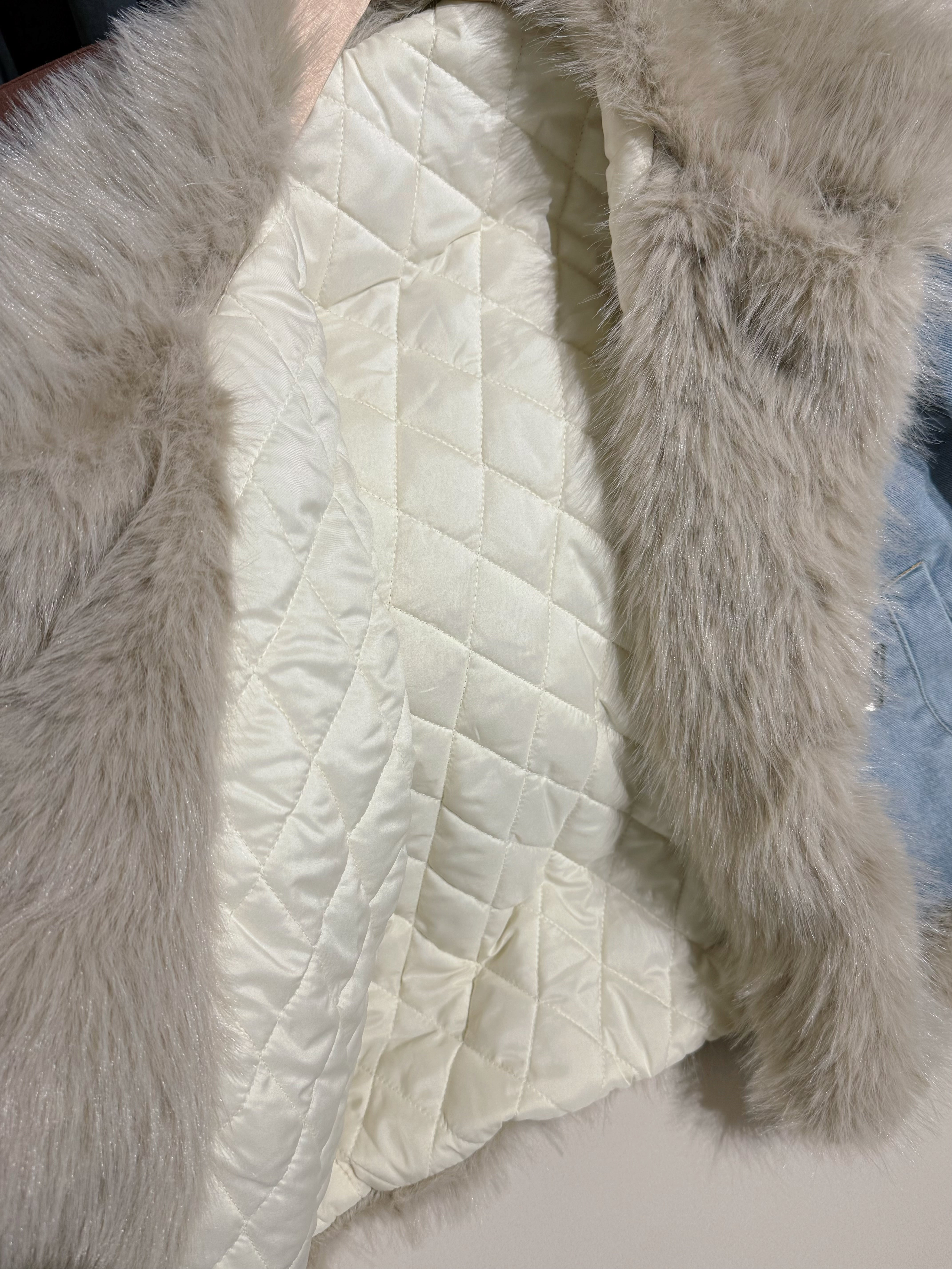 Marshmallow Denim Coat