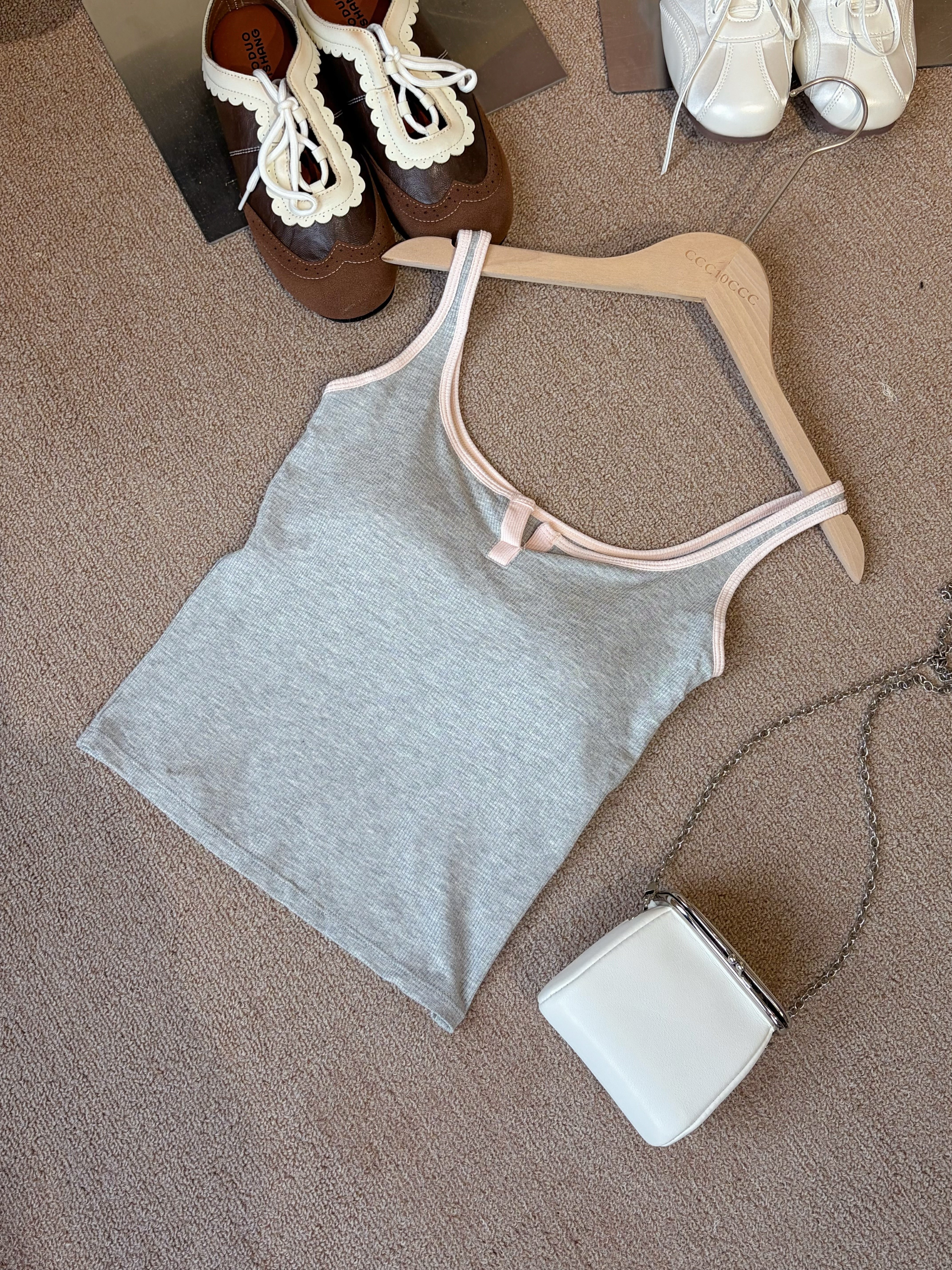 Ribbed Tank Top (Padded)