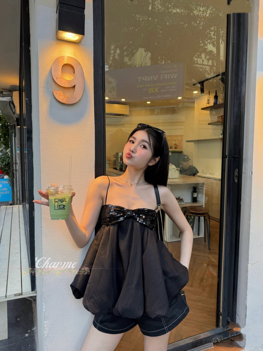 Eveline Bling Top