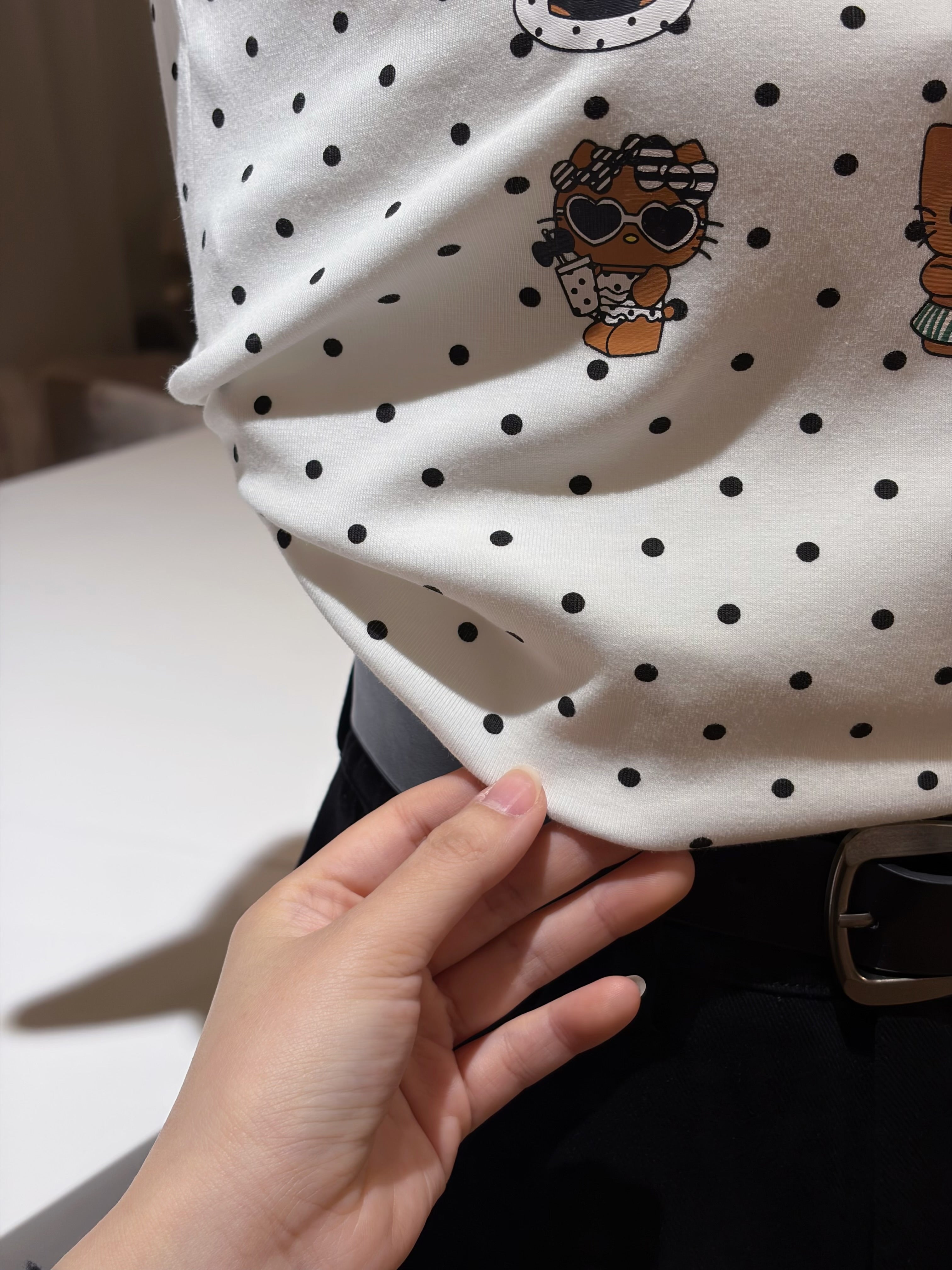 Polka Kitty Tee