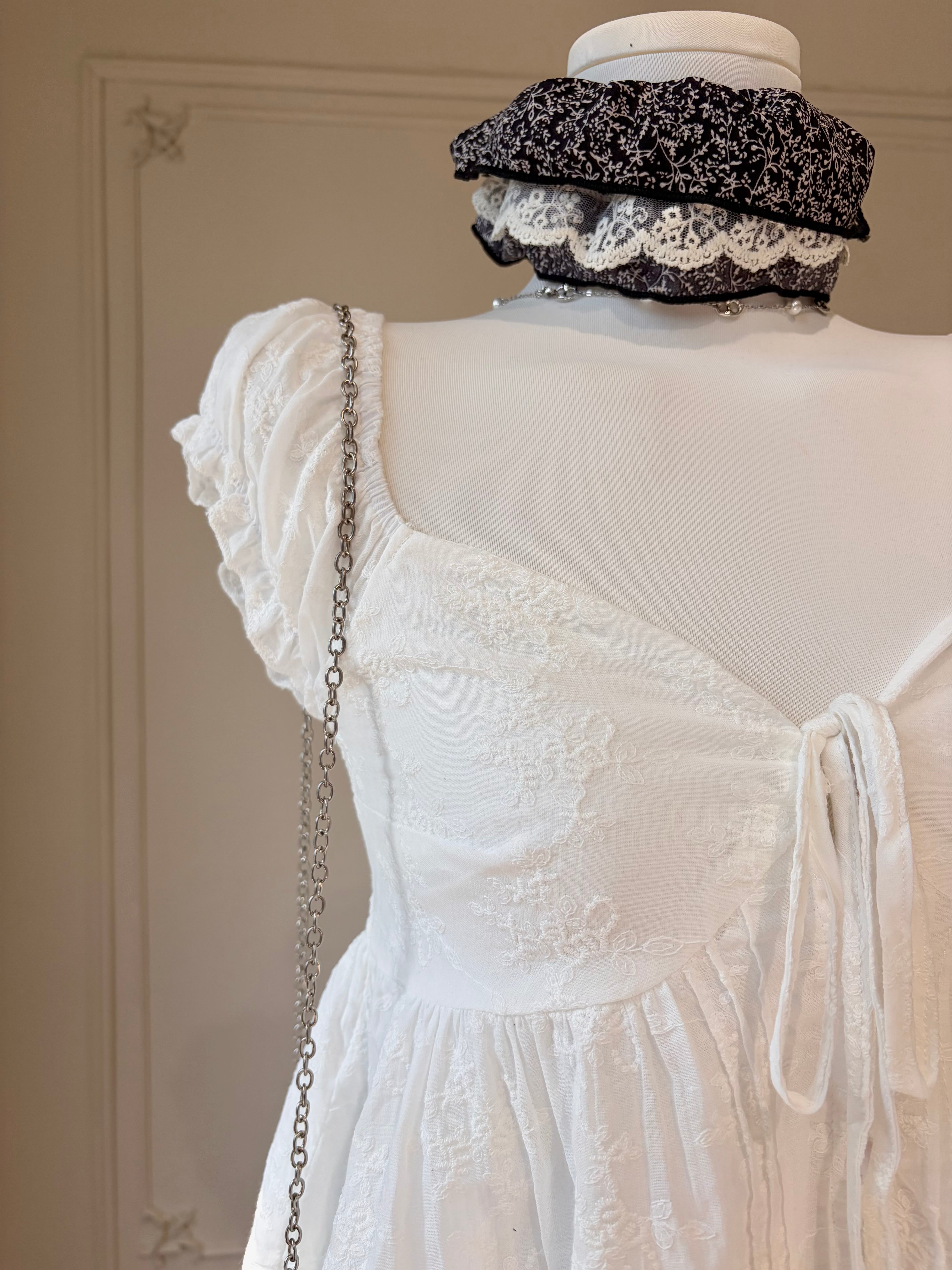 Cara Lace Babydoll Top