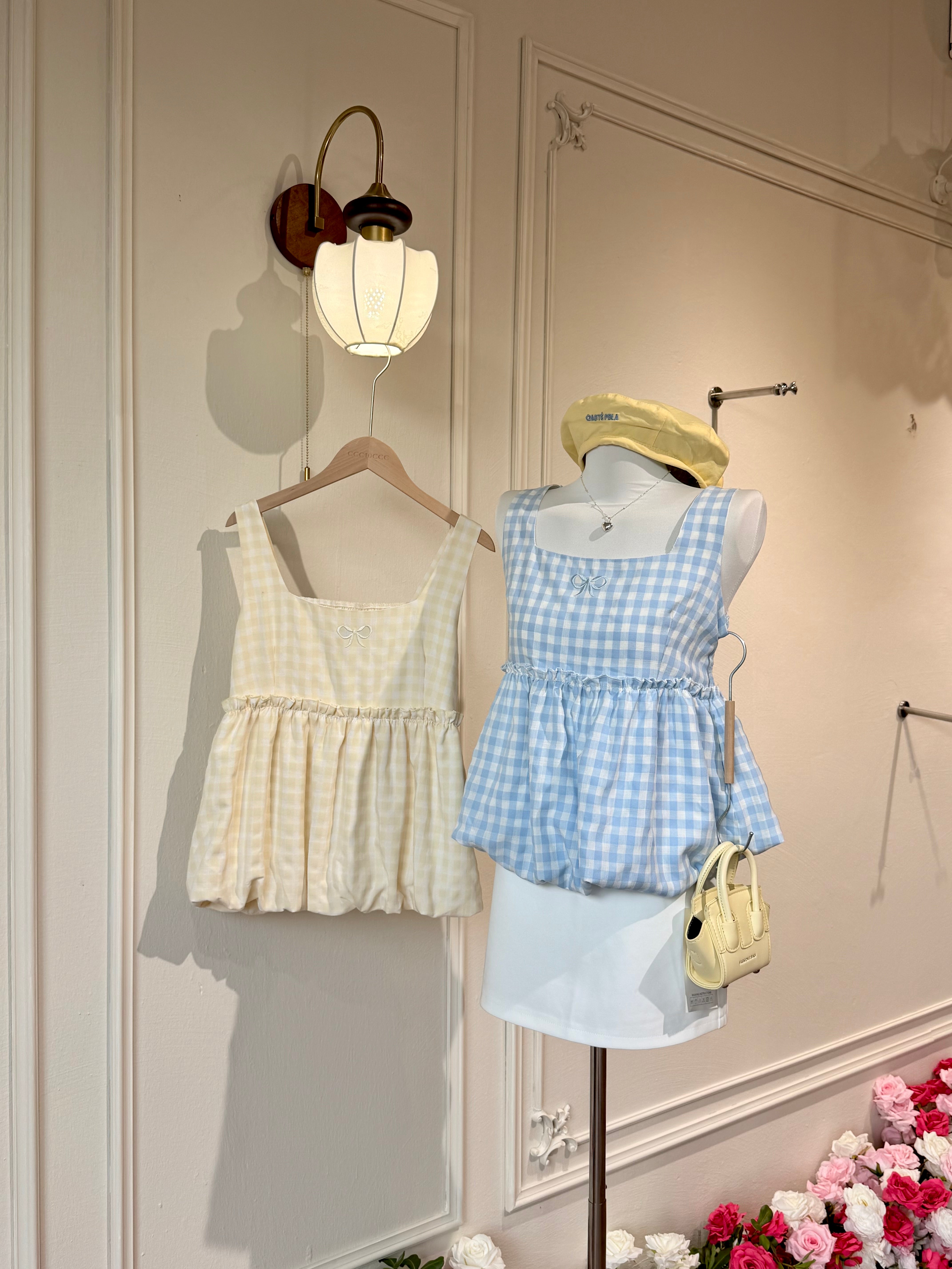 Tartan Ribbon Top