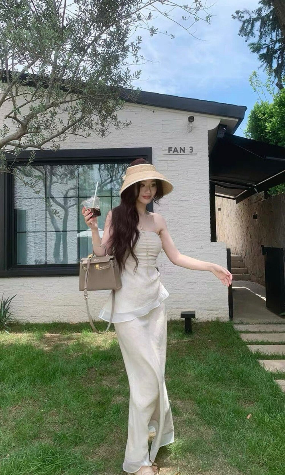 Yamy Set (Top+Skirt) 亚麻滴!
