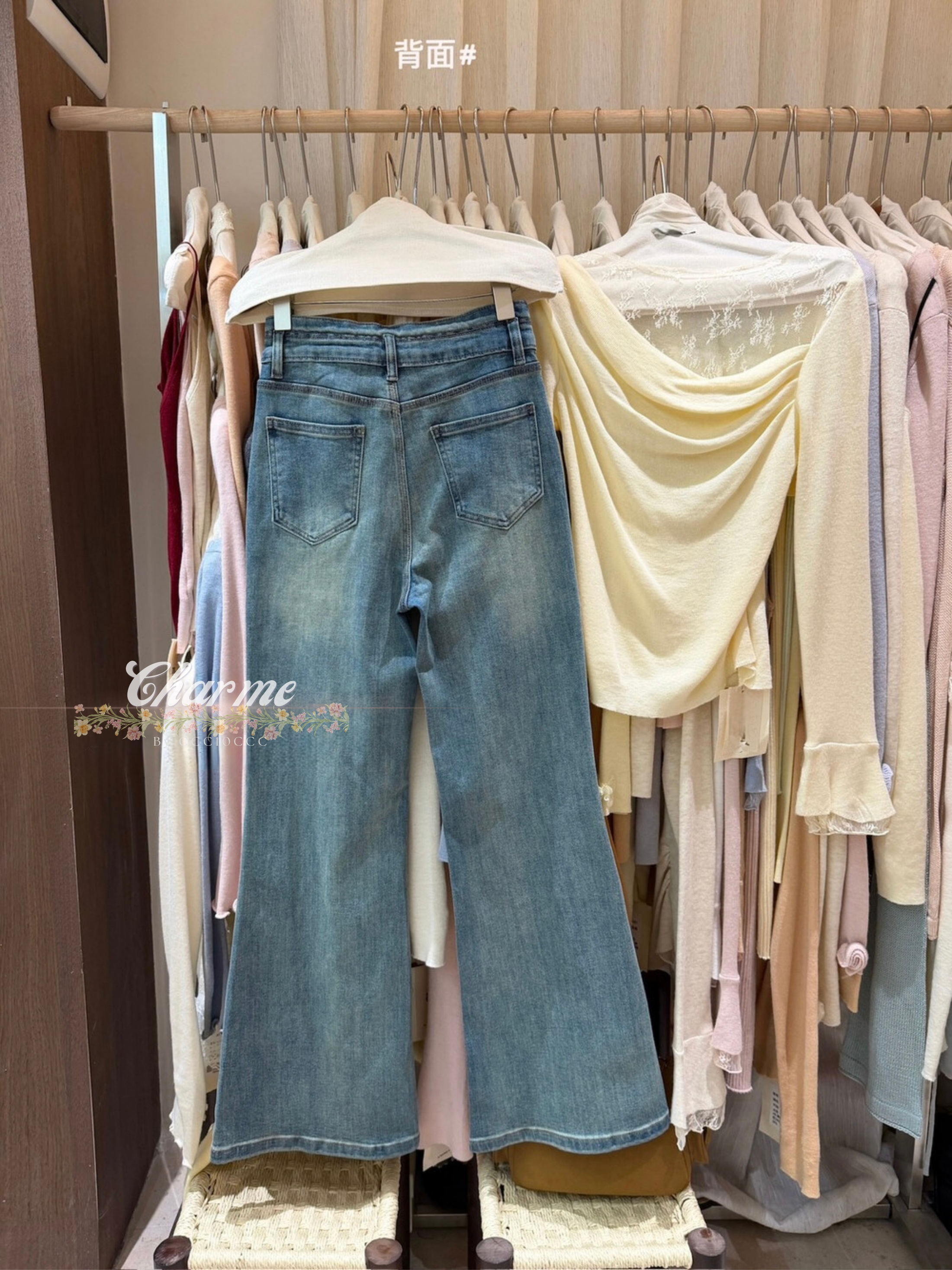 Pitty Bow Jeans Long Pants