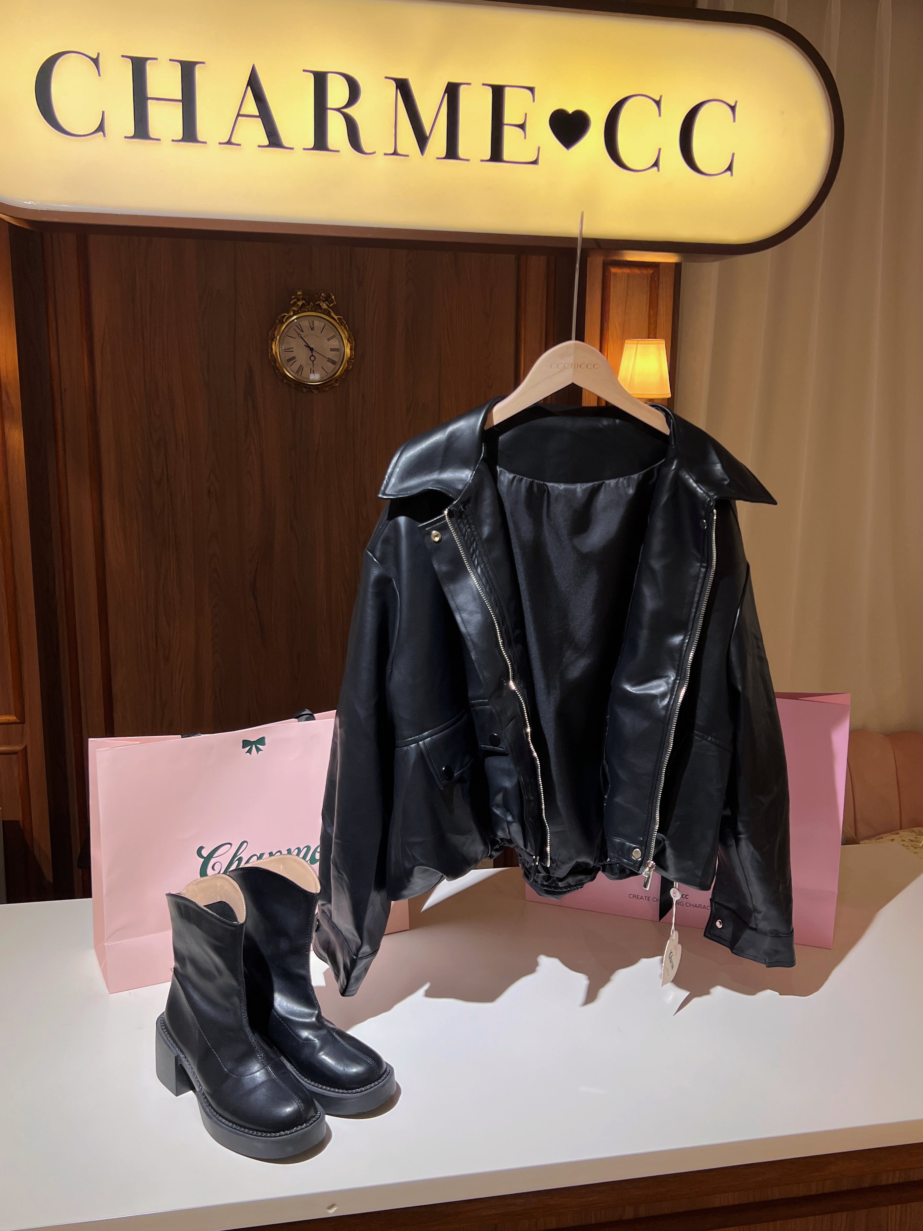 Onyx Coat【pu皮质外套】