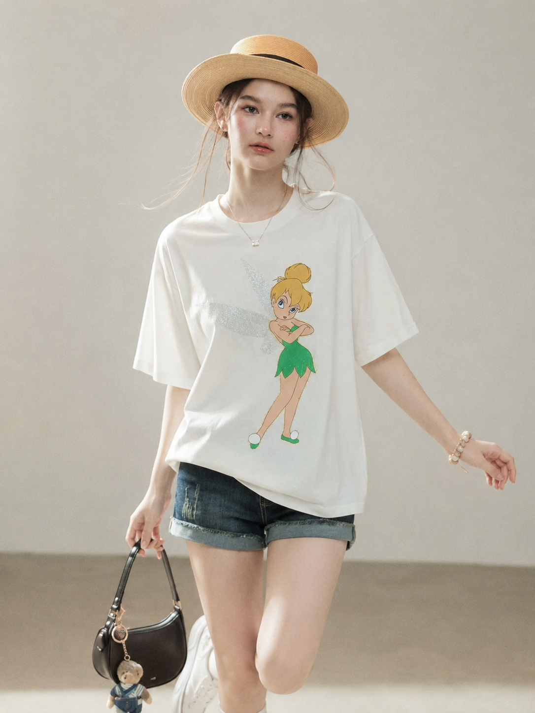 FAIRY GRAPHIC OVERSIZED TEE
