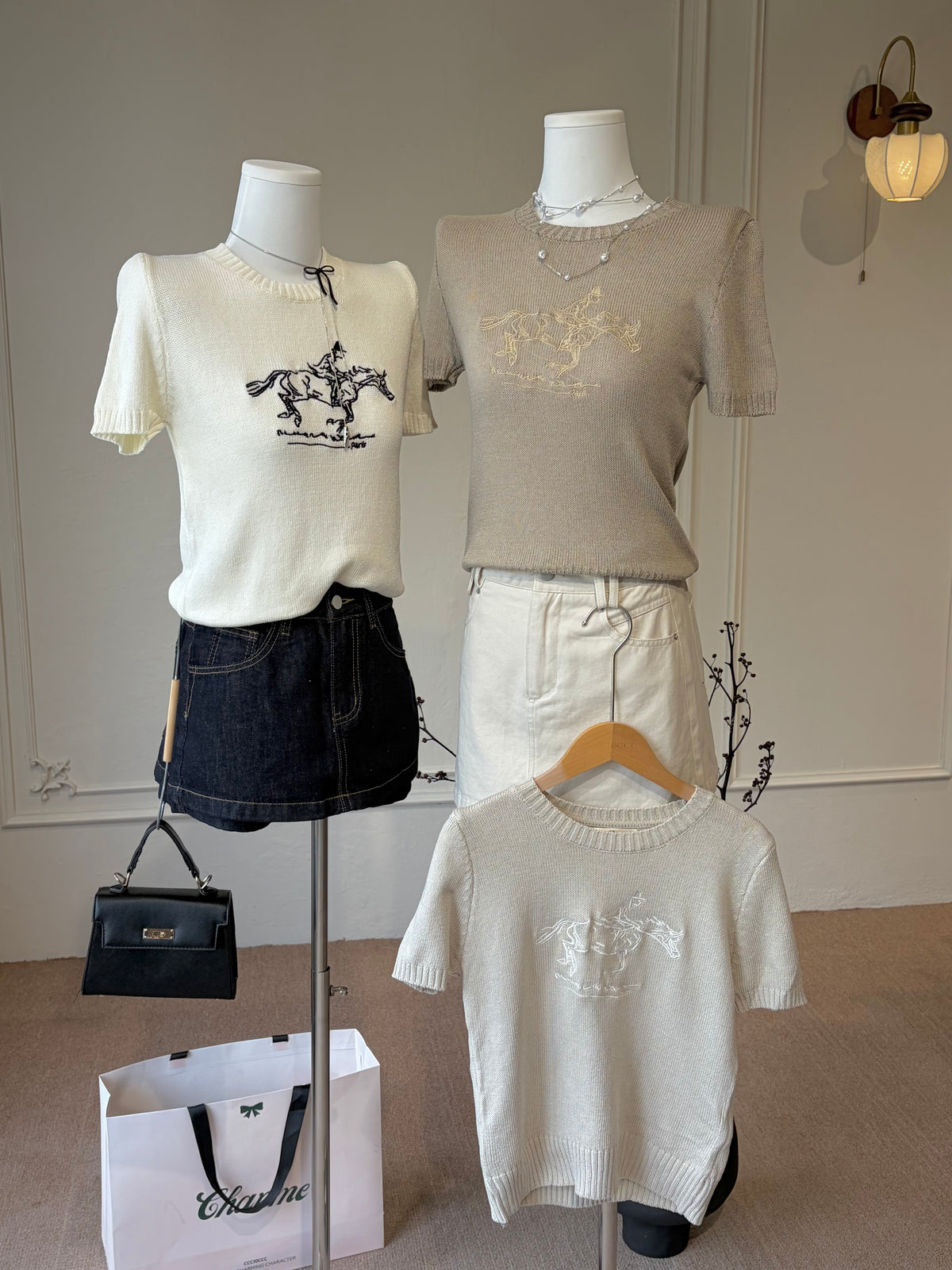 Camille Equestrian Knit Top