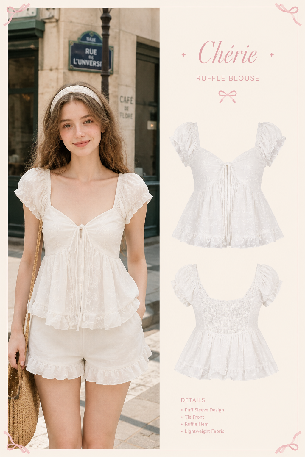 Cara Lace Babydoll Top