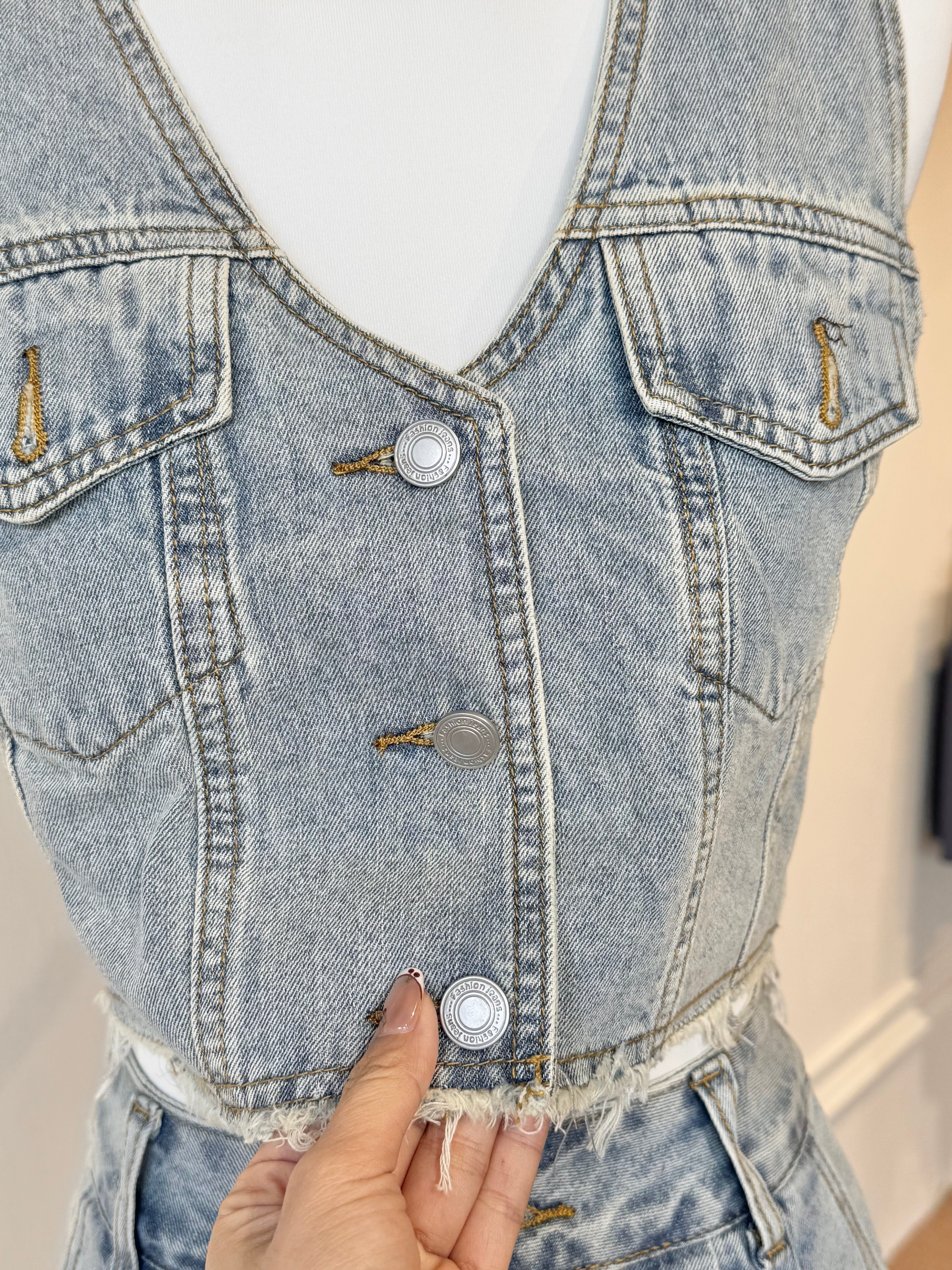 Bess Denim Set