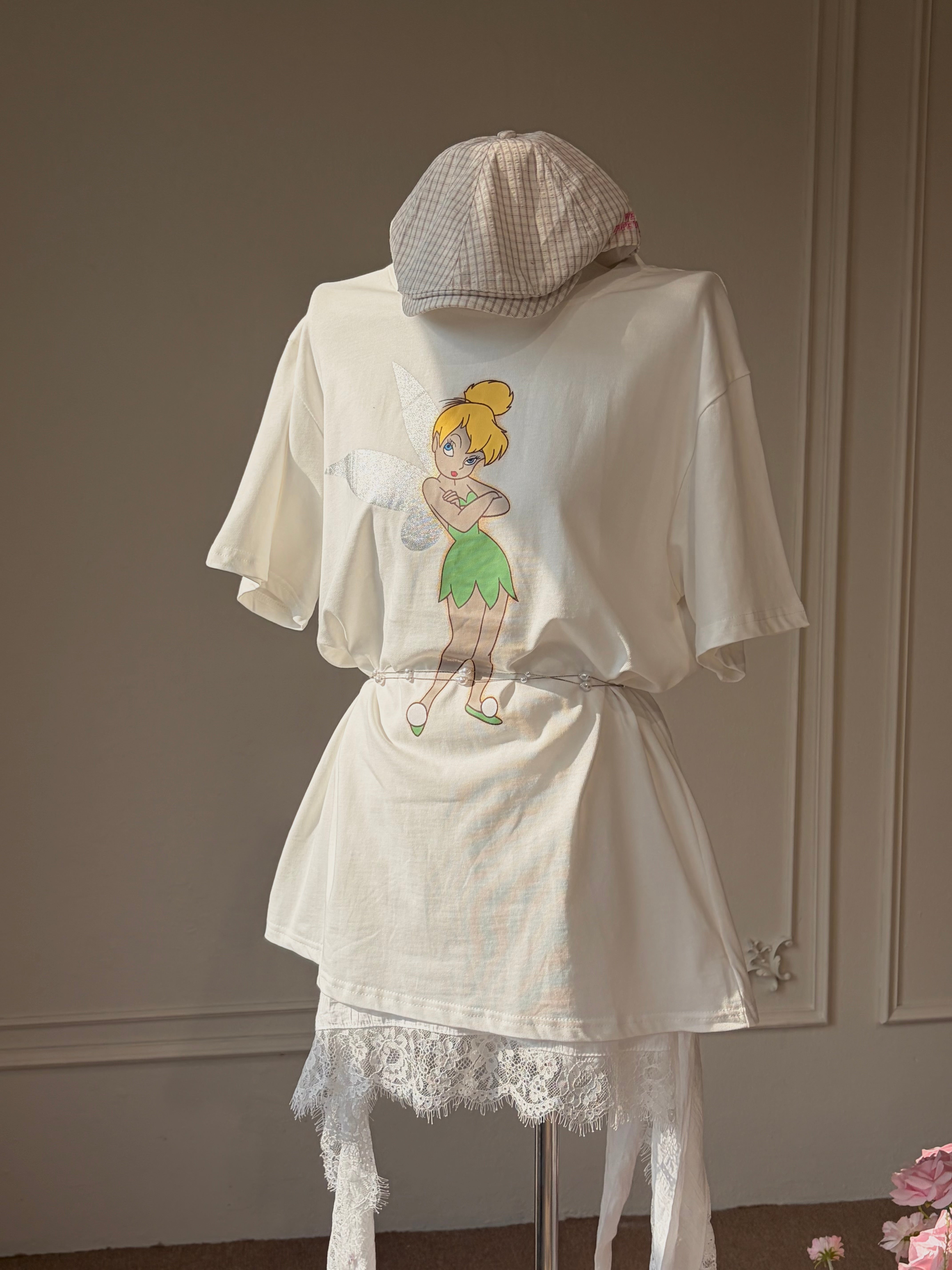 FAIRY GRAPHIC OVERSIZED TEE