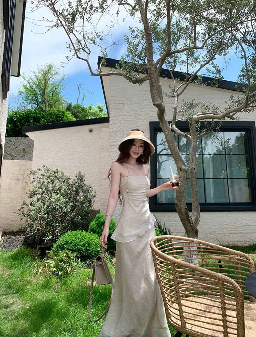 Yamy Set (Top+Skirt) 亚麻滴!
