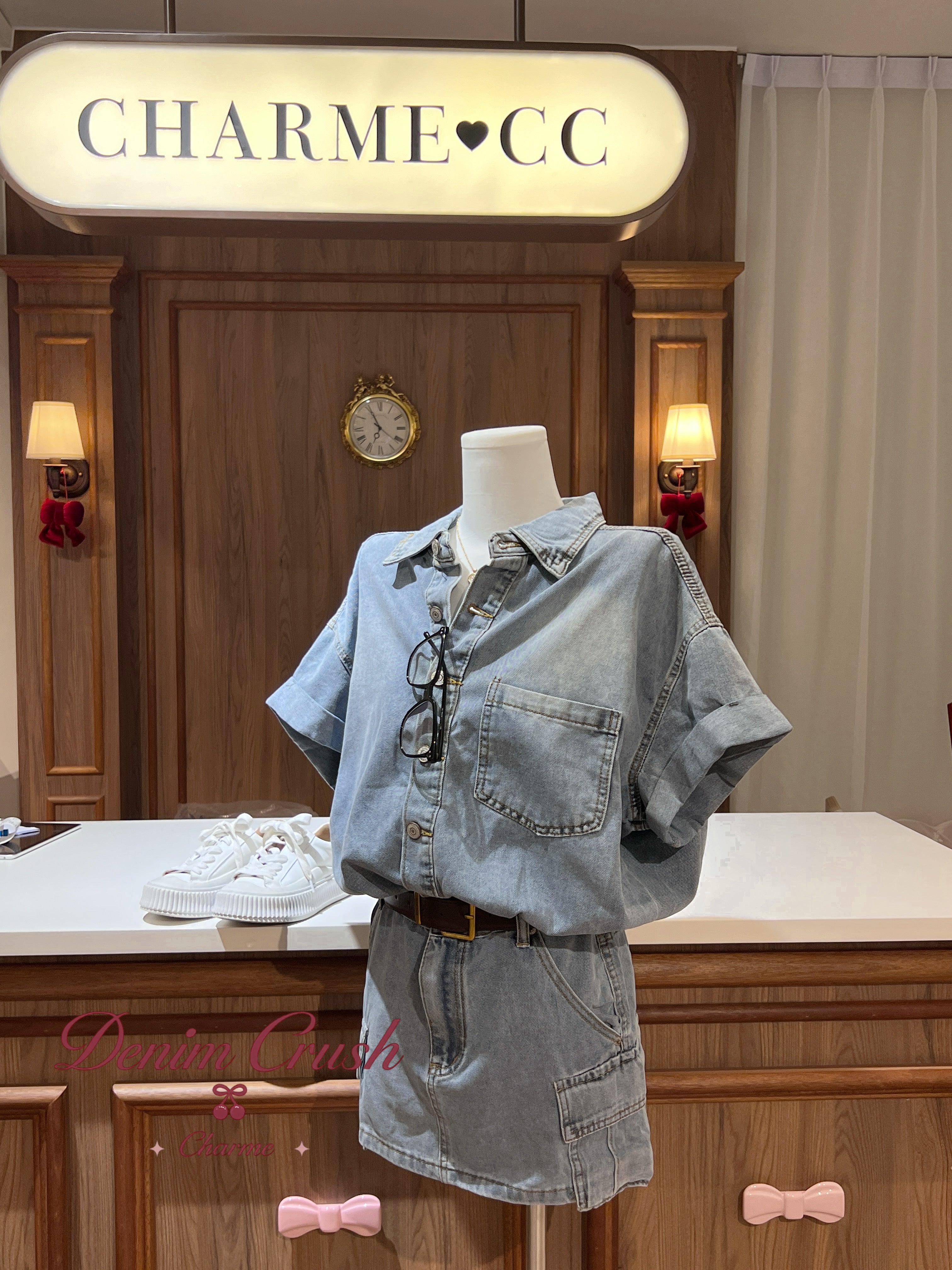 Denim · Lunna Romper