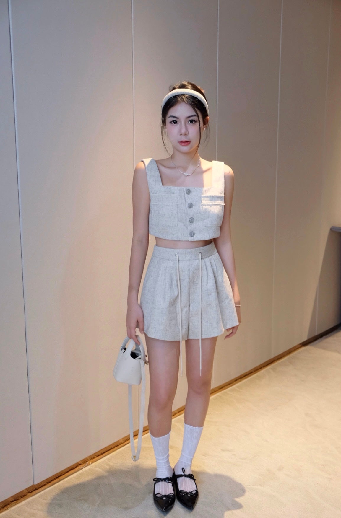 𝘾𝙃𝘼𝙍𝙈𝙀 Ophelia Tweed Shorts