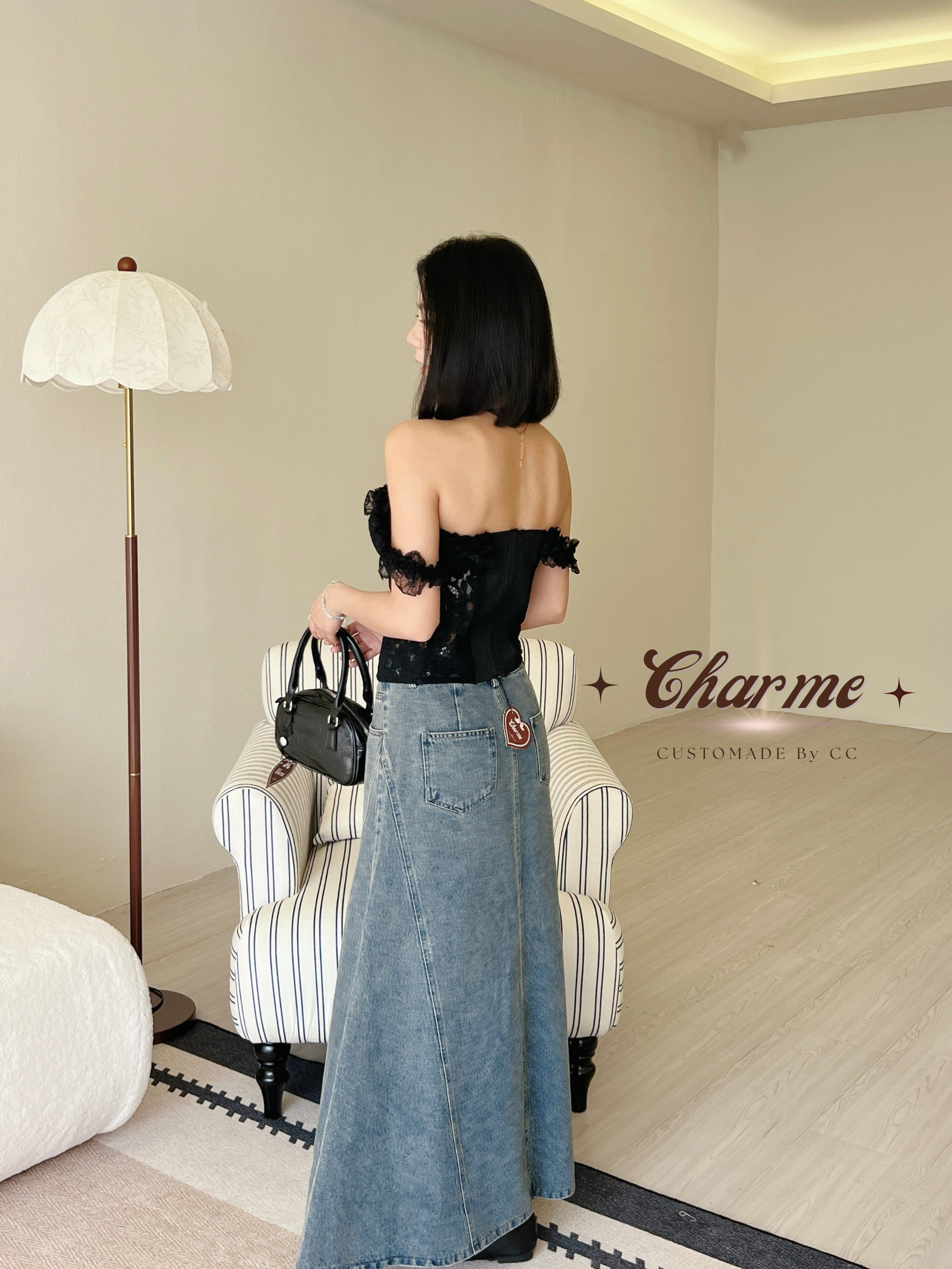 Elodie Denim Skirt